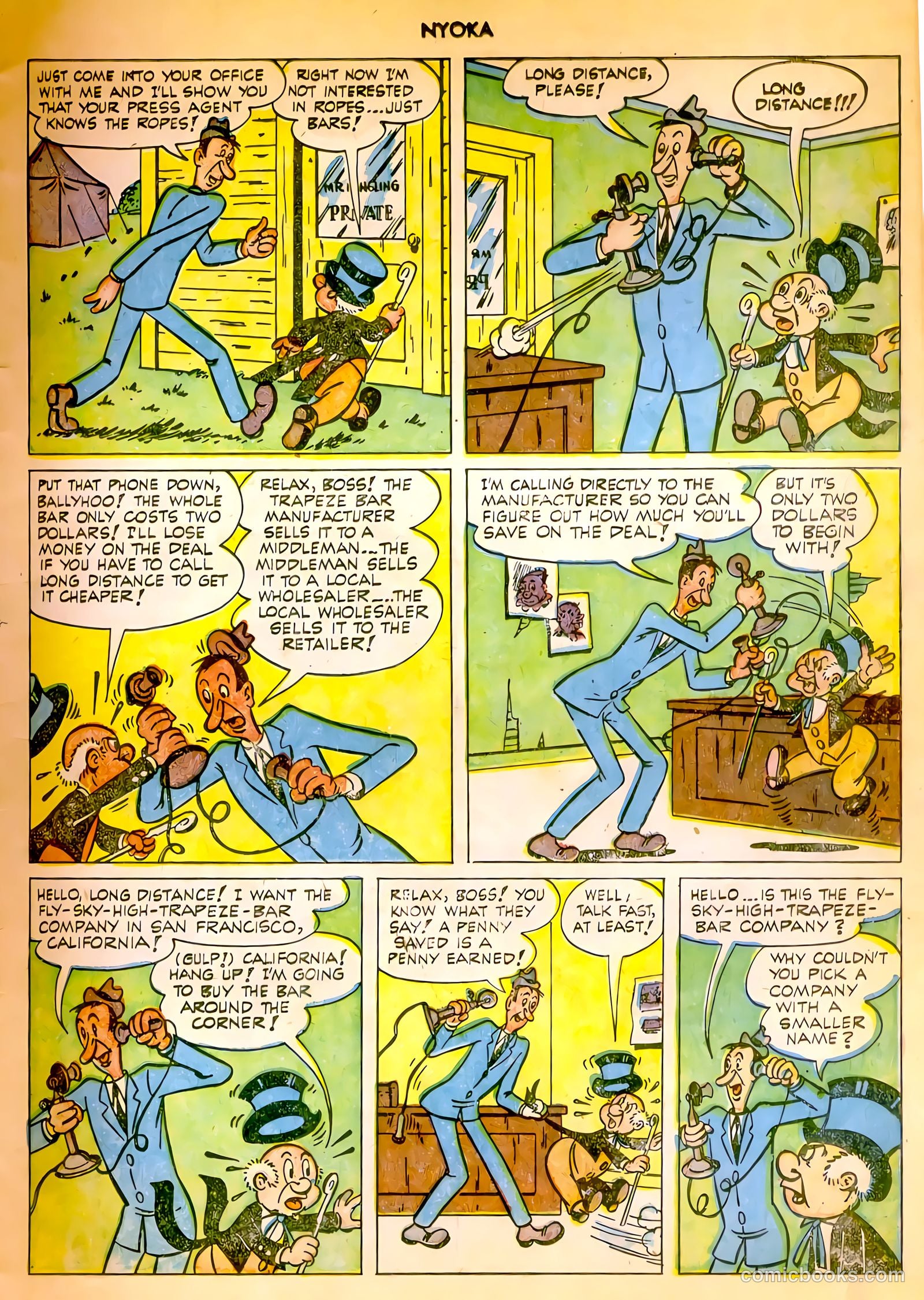 Nyoka the Jungle Girl #62 (1951, L. Miller & Son) — page 10 of 33