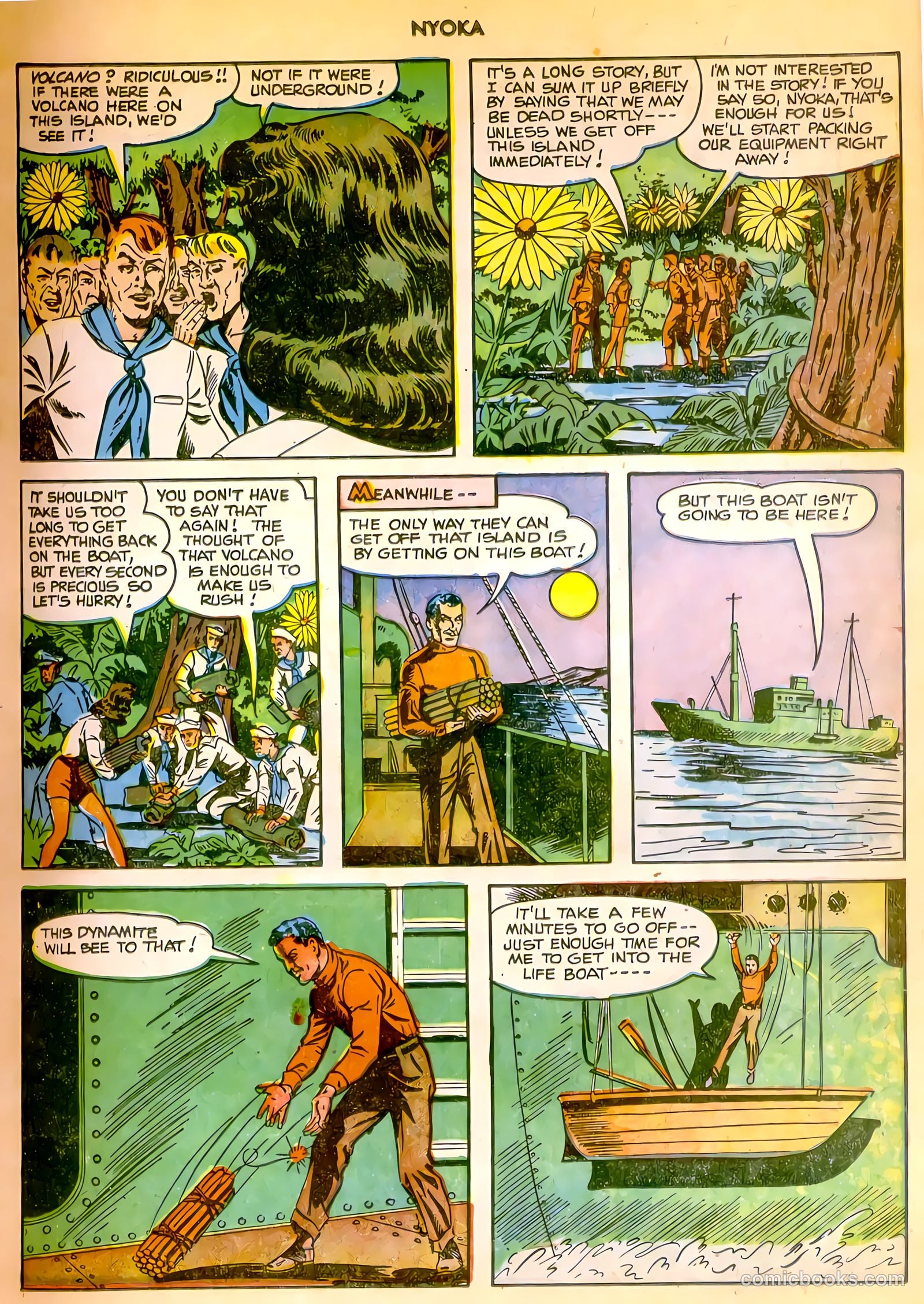 Nyoka the Jungle Girl #62 (1951, L. Miller & Son) — page 14 of 33