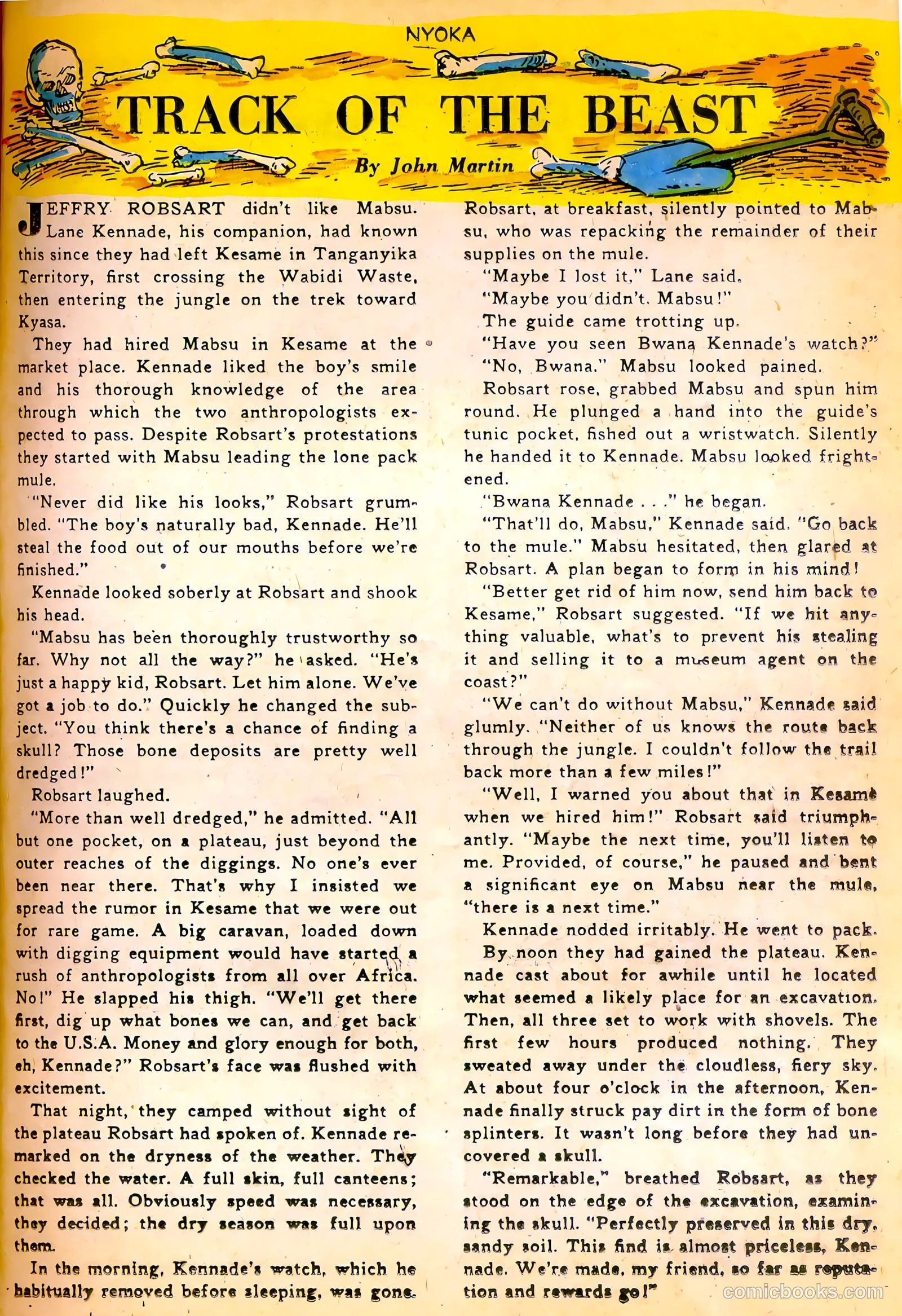 Nyoka the Jungle Girl #62 (1951, L. Miller & Son) — page 20 of 33