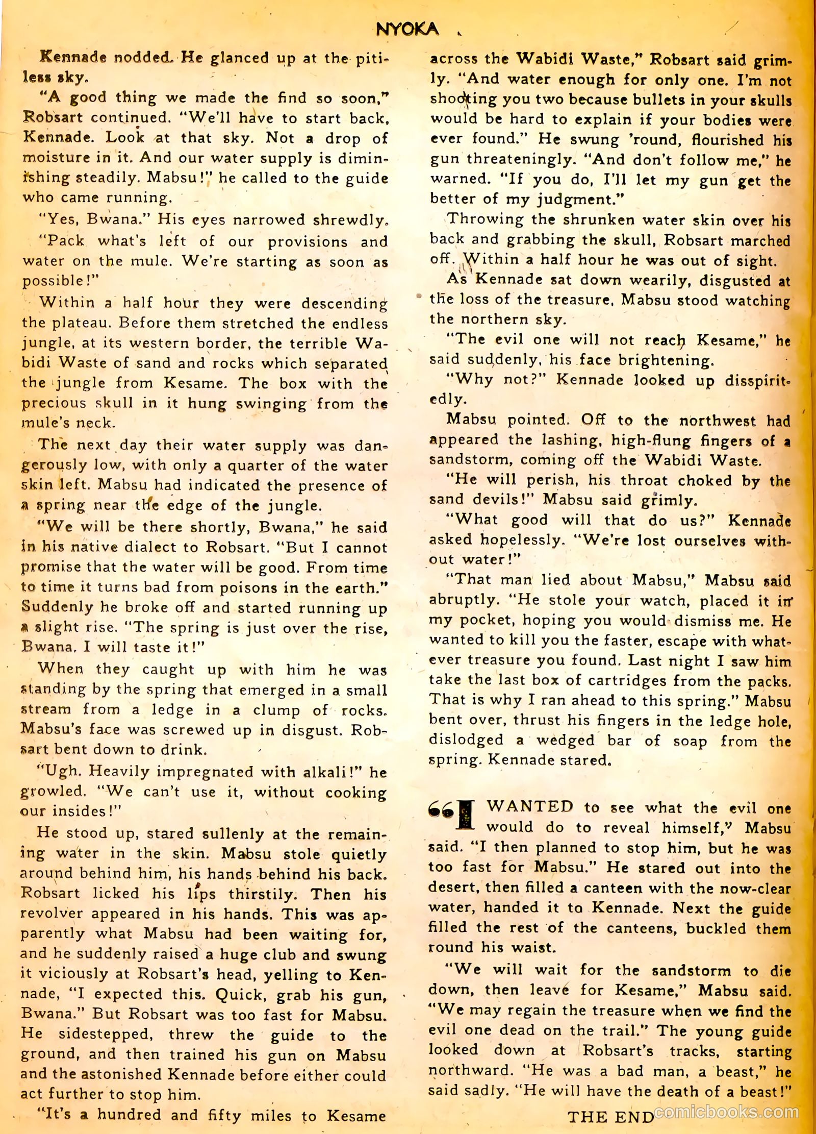 Nyoka the Jungle Girl #62 (1951, L. Miller & Son) — page 21 of 33