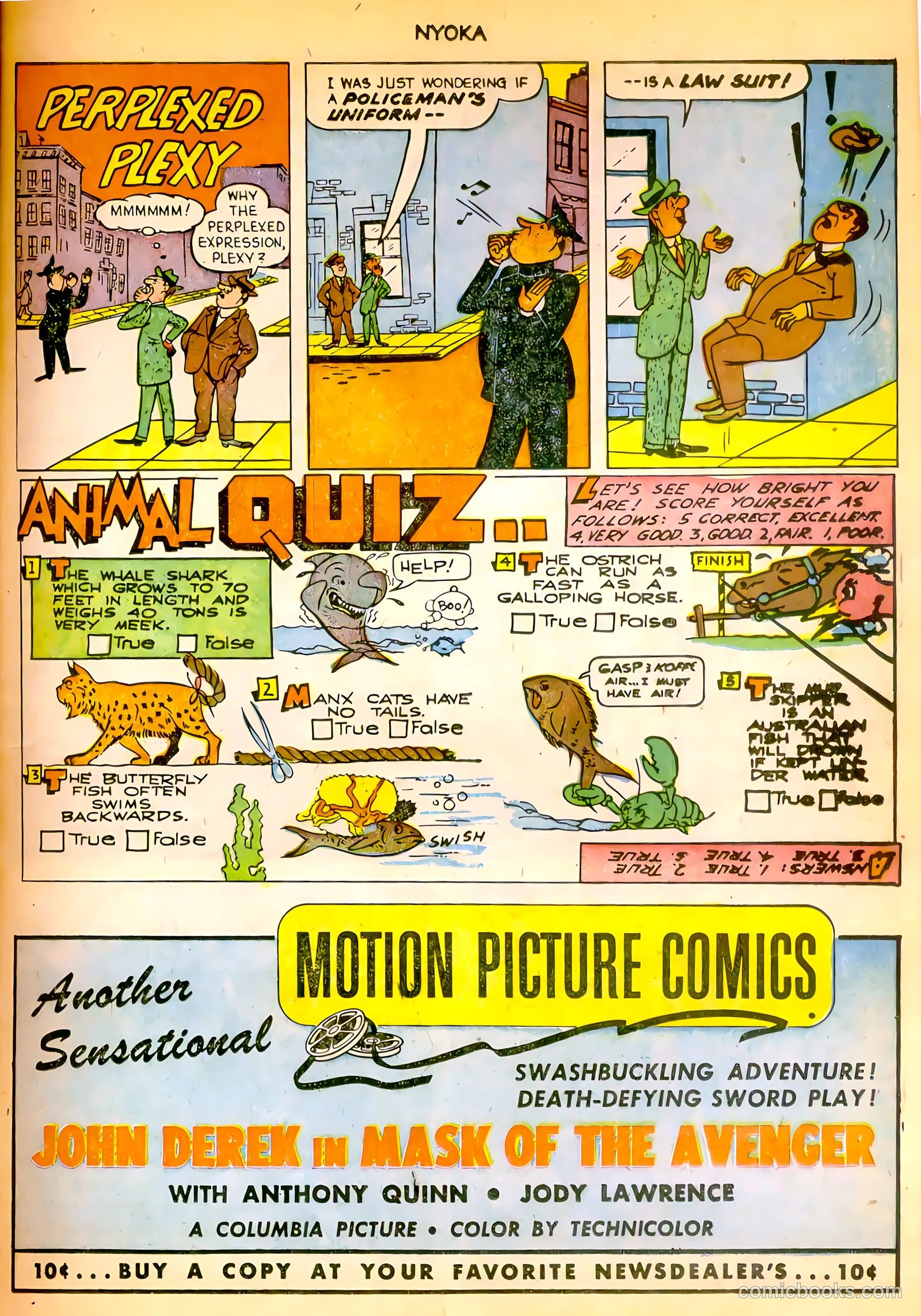 Nyoka the Jungle Girl #62 (1951, L. Miller & Son) — page 22 of 33