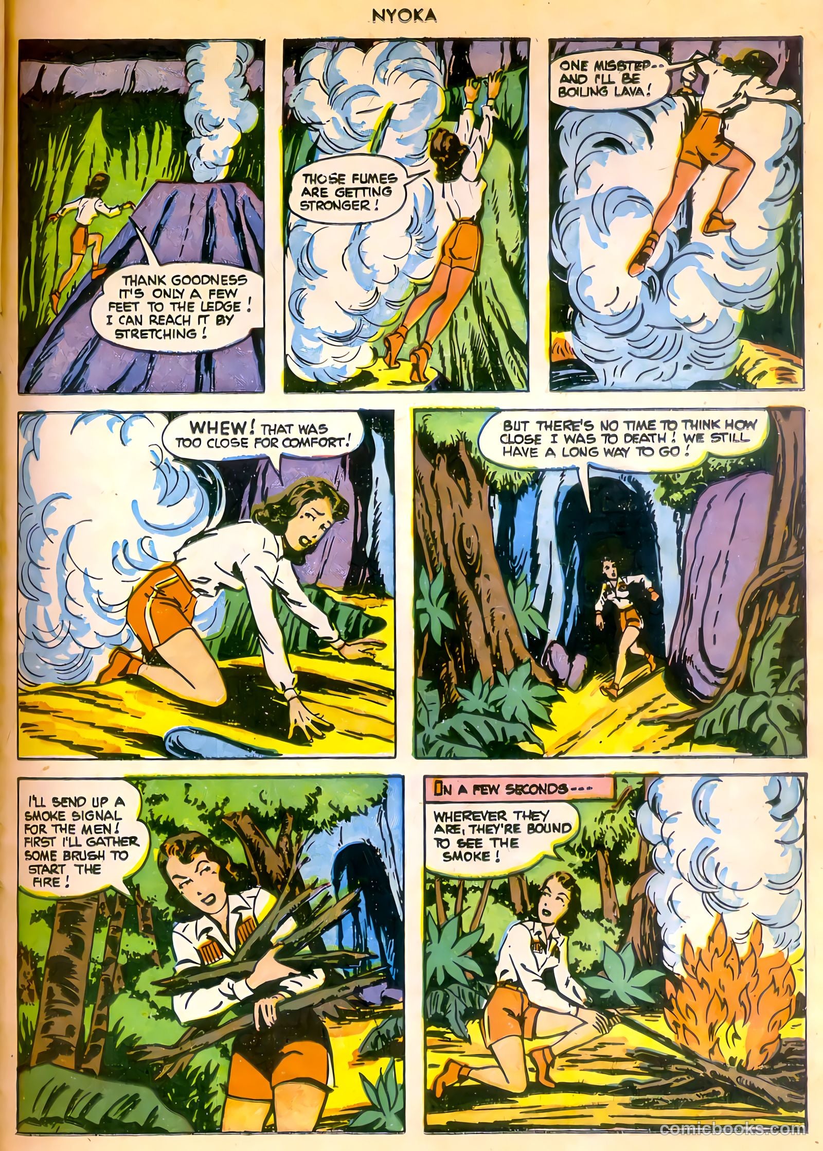 Nyoka the Jungle Girl #62 (1951, L. Miller & Son) — page 24 of 33