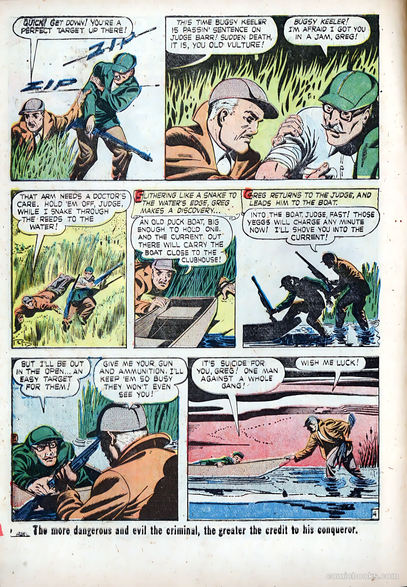 Guns Against Gangsters #5 (1948) — page 6