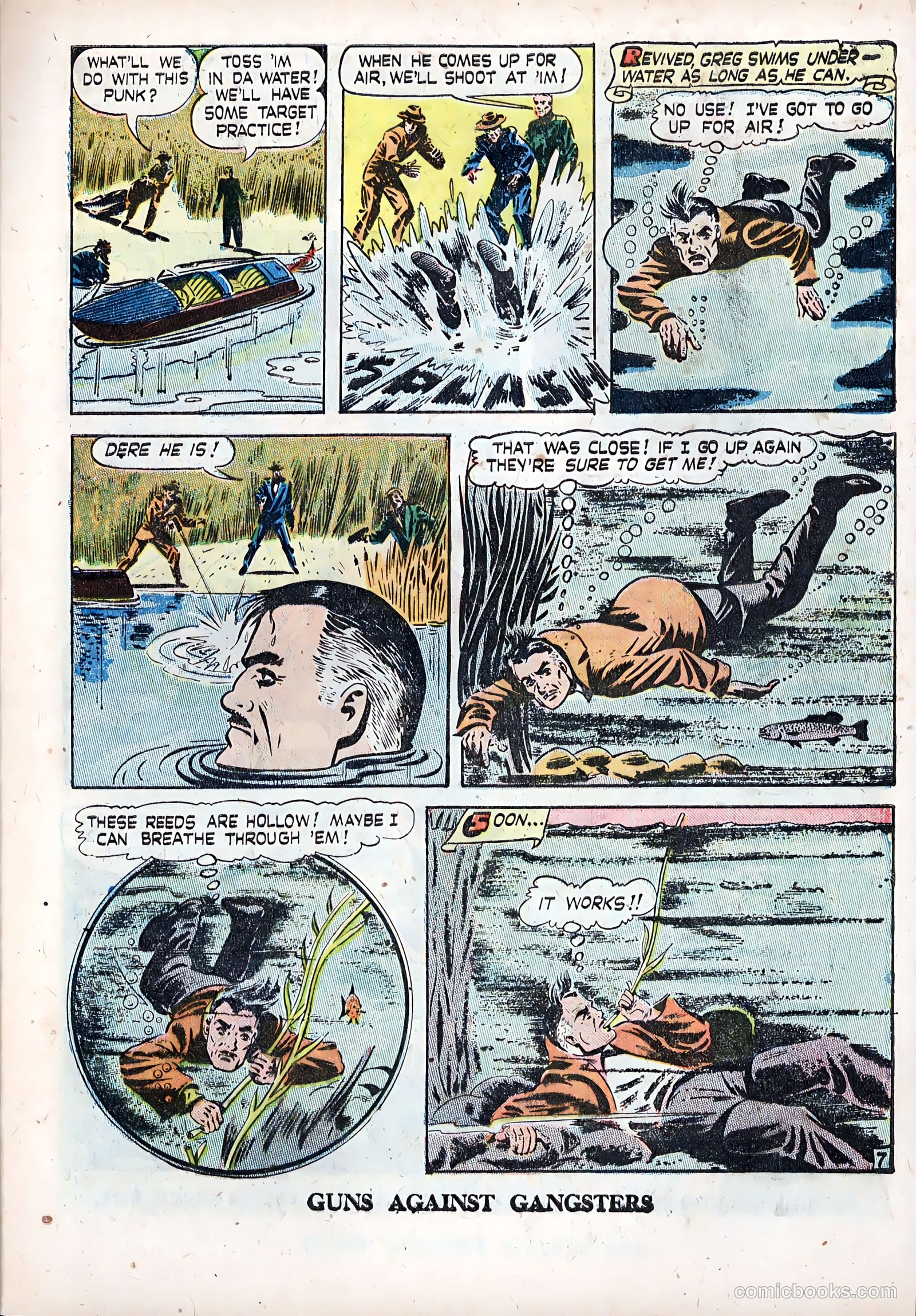 Guns Against Gangsters #5 (1948) — page 9