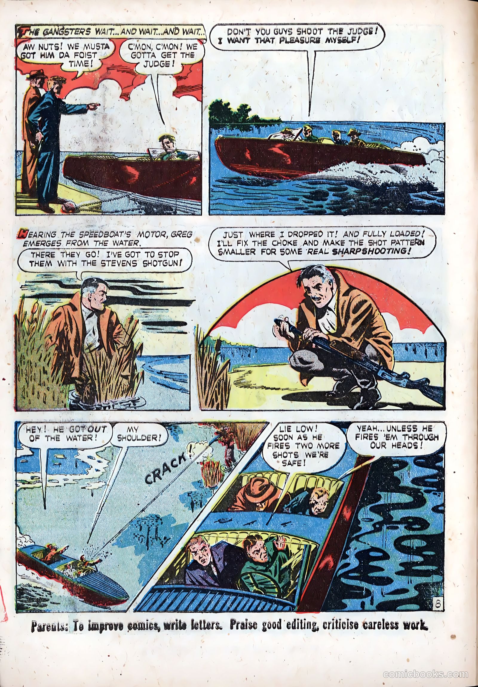 Guns Against Gangsters #5 (1948) — page 10