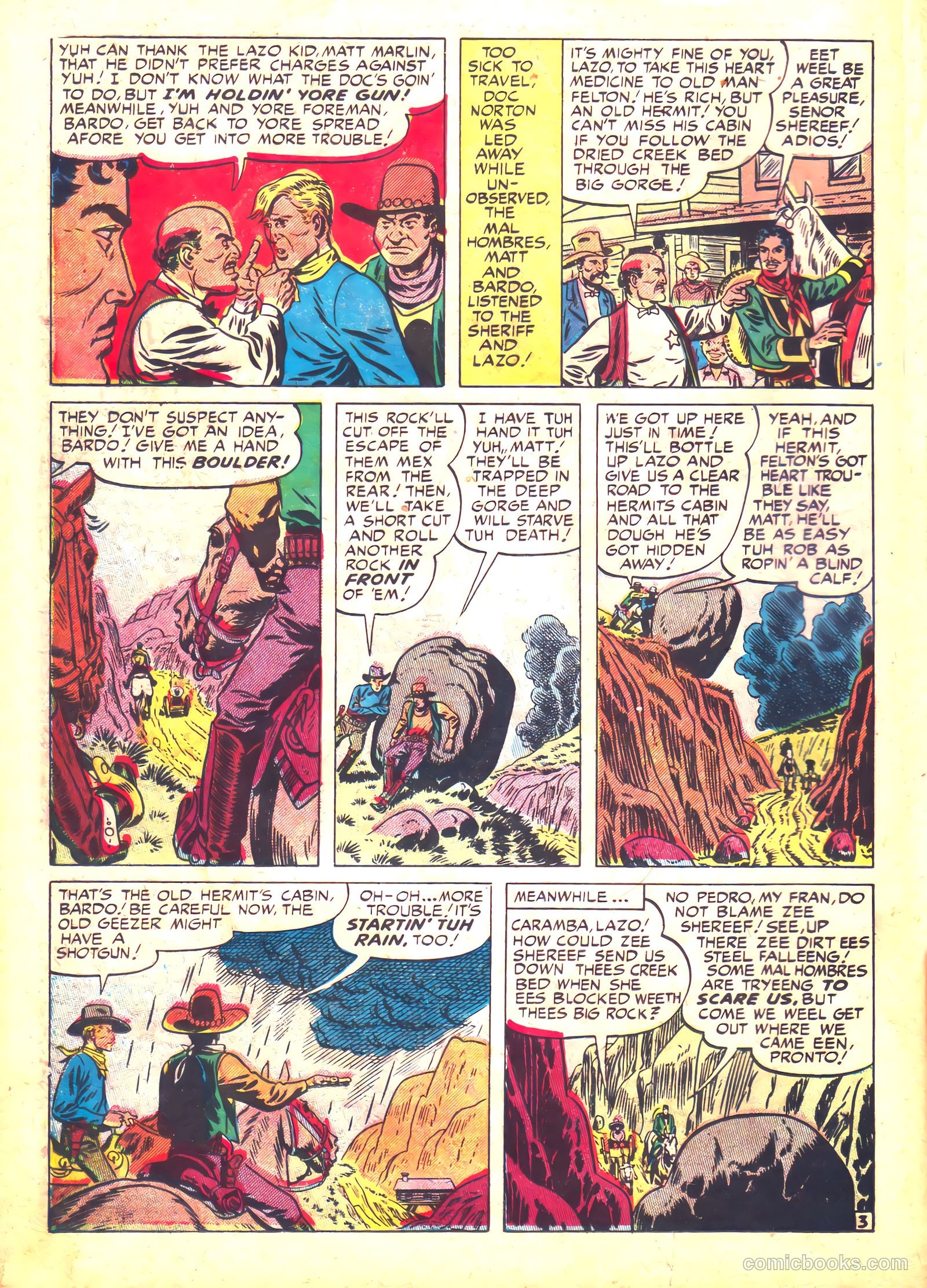 Prize Comics Western #87 (1950, Streamline) — page 25 of 53