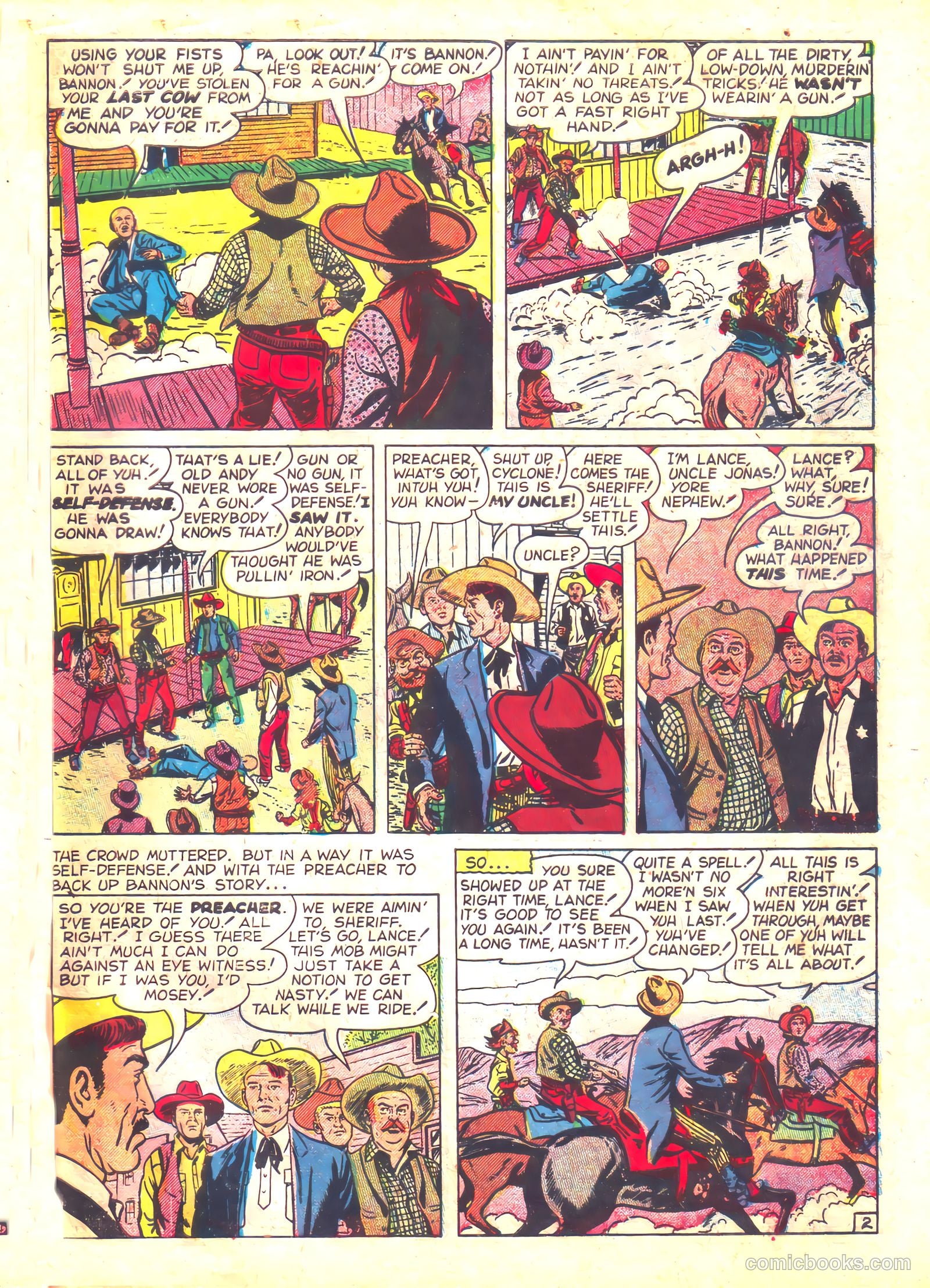 Prize Comics Western #87 (1950, Streamline) — page 44 of 53
