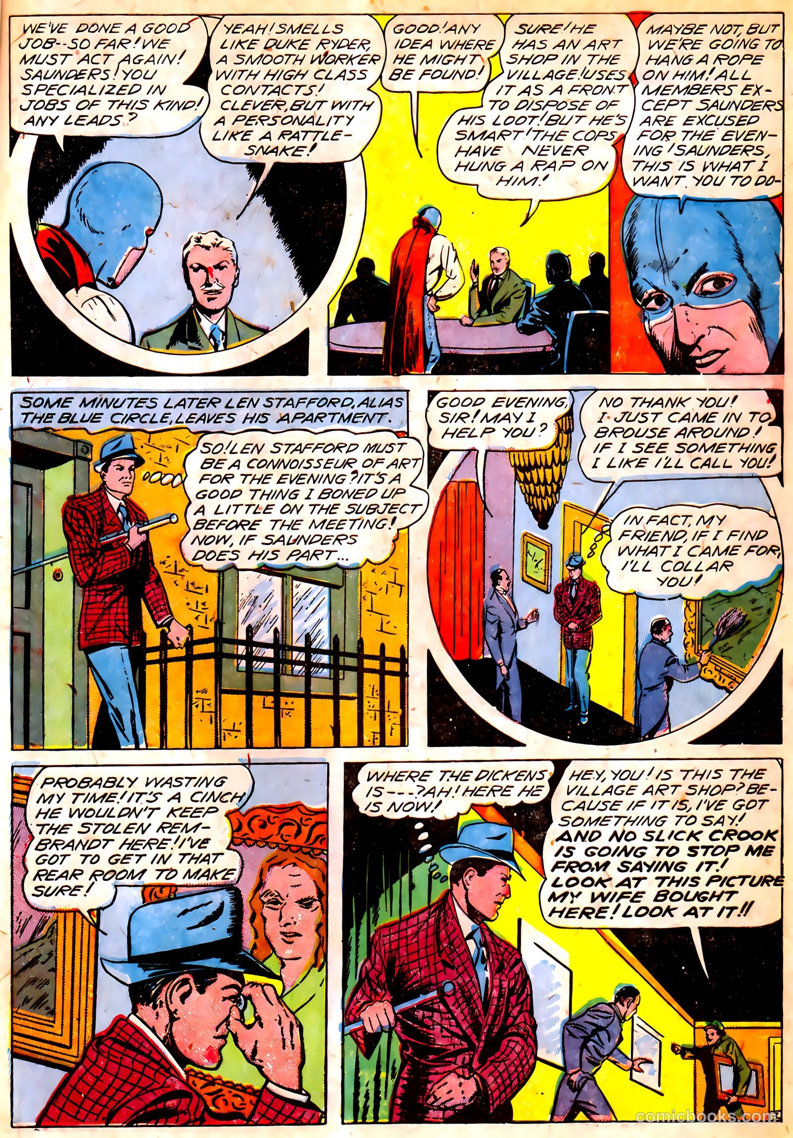 Blue Circle Comics #5 (1944, Rural Empire Publishing Co.) — page 5 of 52