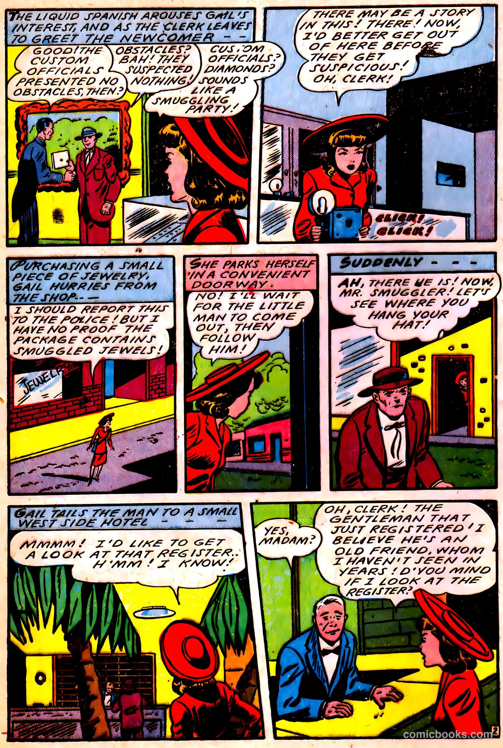 Blue Circle Comics #5 (1944, Rural Empire Publishing Co.) — page 12 of 52