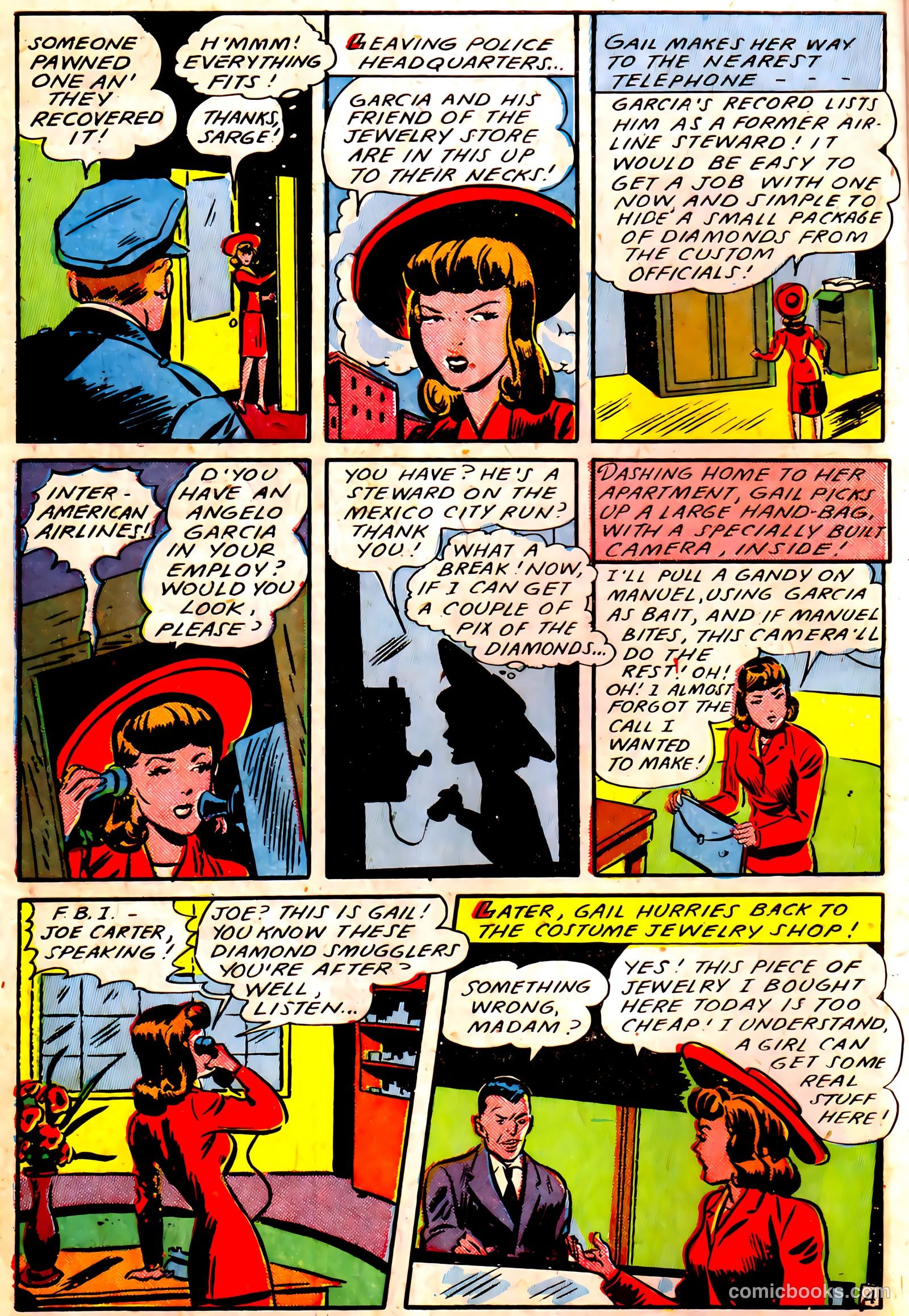 Blue Circle Comics #5 (1944, Rural Empire Publishing Co.) — page 14 of 52