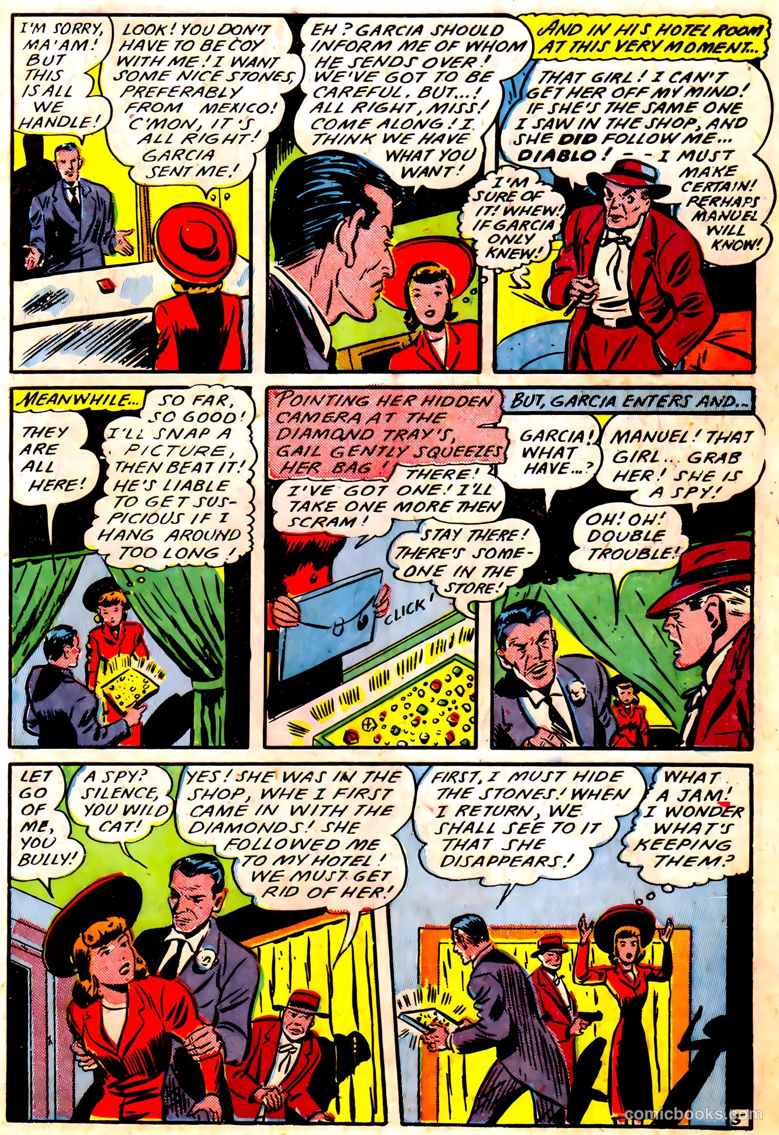 Blue Circle Comics #5 (1944, Rural Empire Publishing Co.) — page 15 of 52