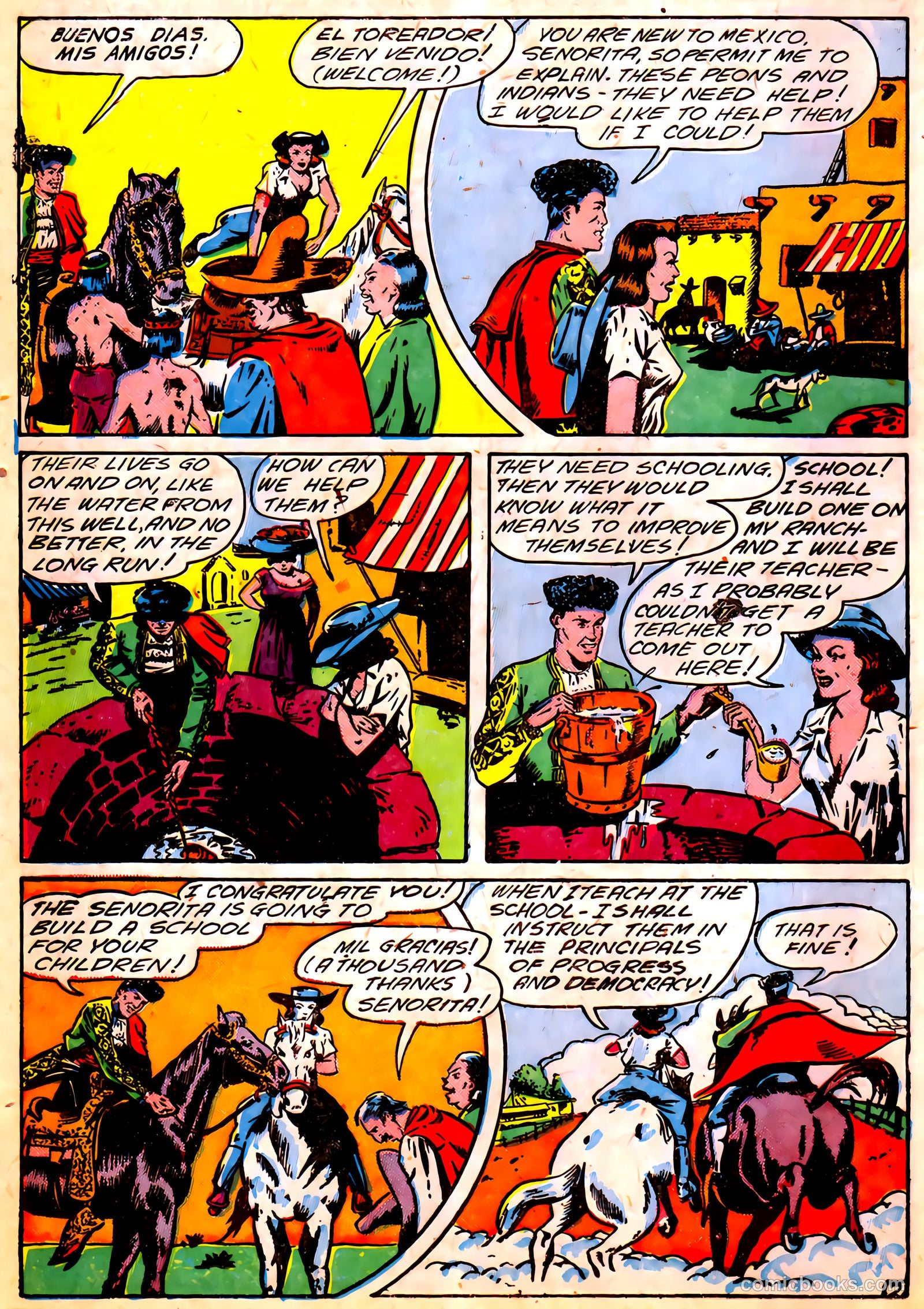 Blue Circle Comics #5 (1944, Rural Empire Publishing Co.) — page 18 of 52