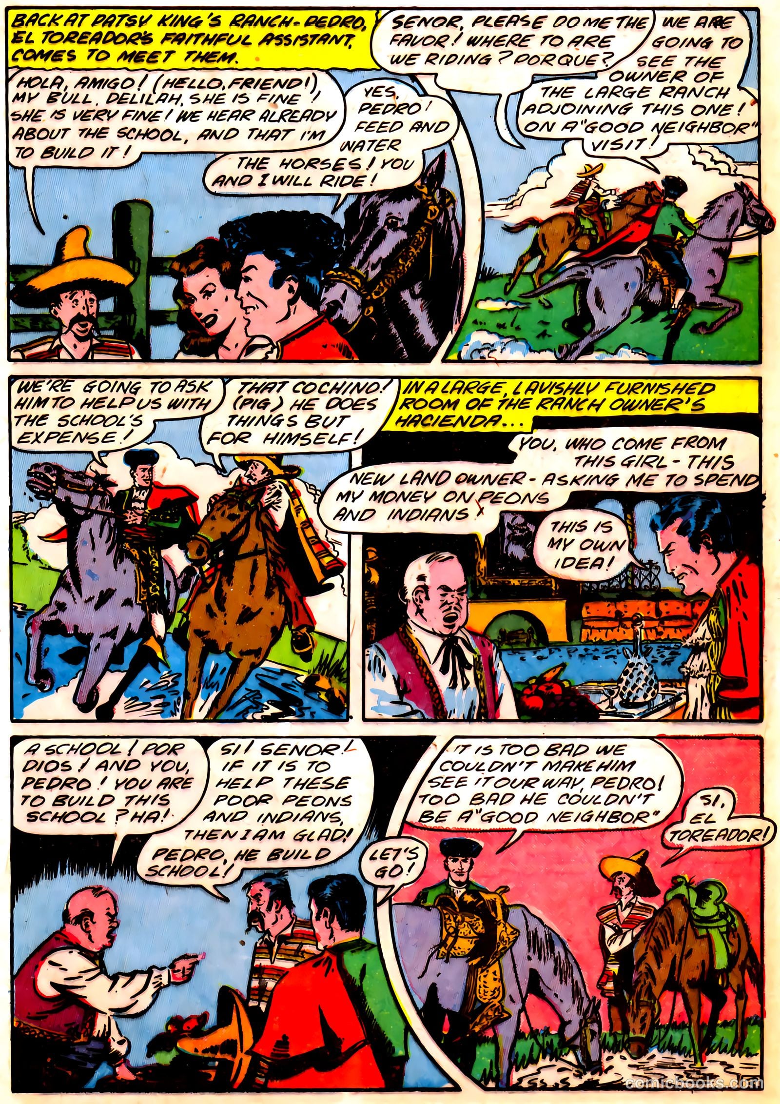 Blue Circle Comics #5 (1944, Rural Empire Publishing Co.) — page 19 of 52