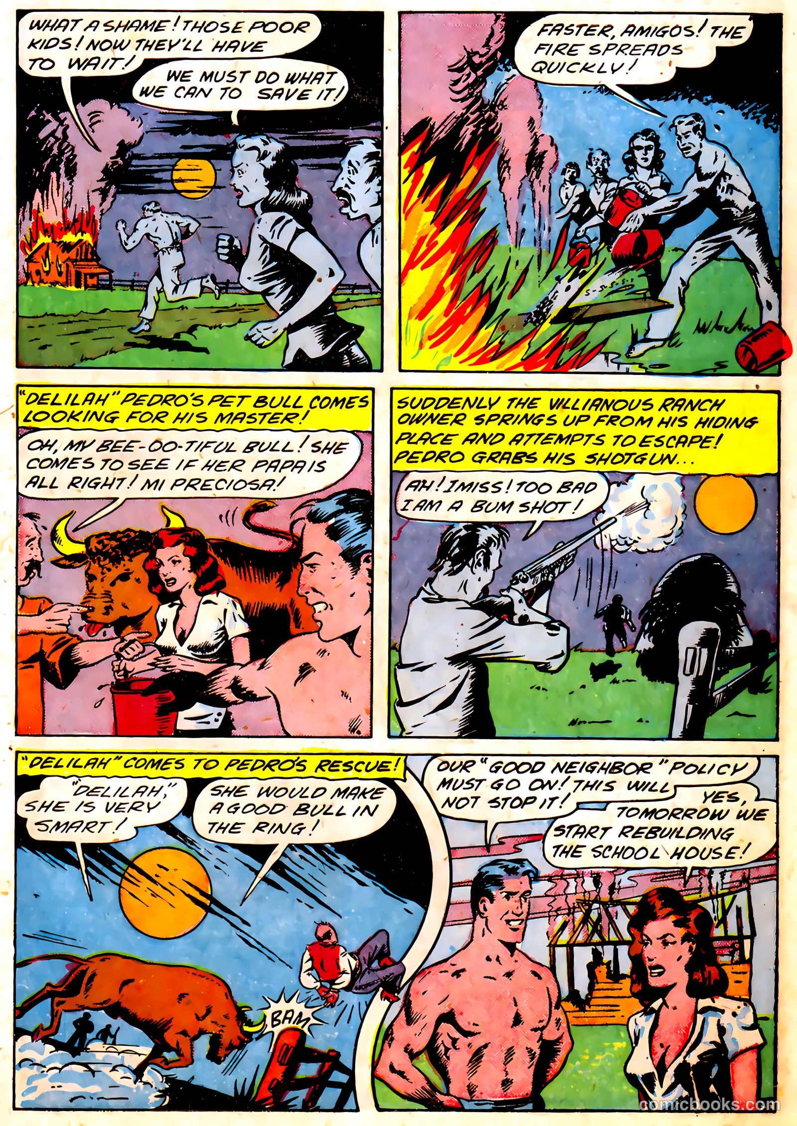 Blue Circle Comics #5 (1944, Rural Empire Publishing Co.) — page 21 of 52