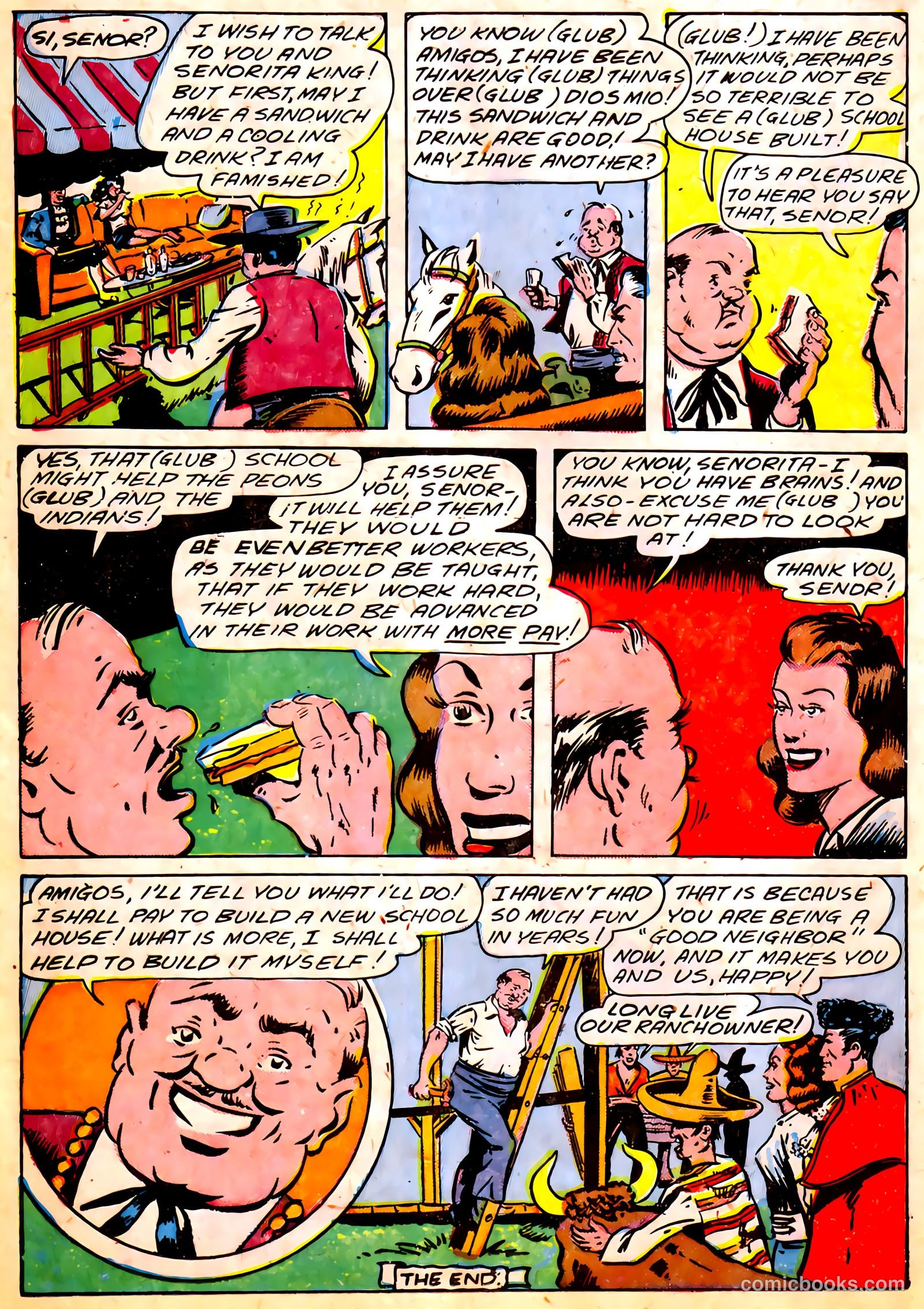 Blue Circle Comics #5 (1944, Rural Empire Publishing Co.) — page 24 of 52