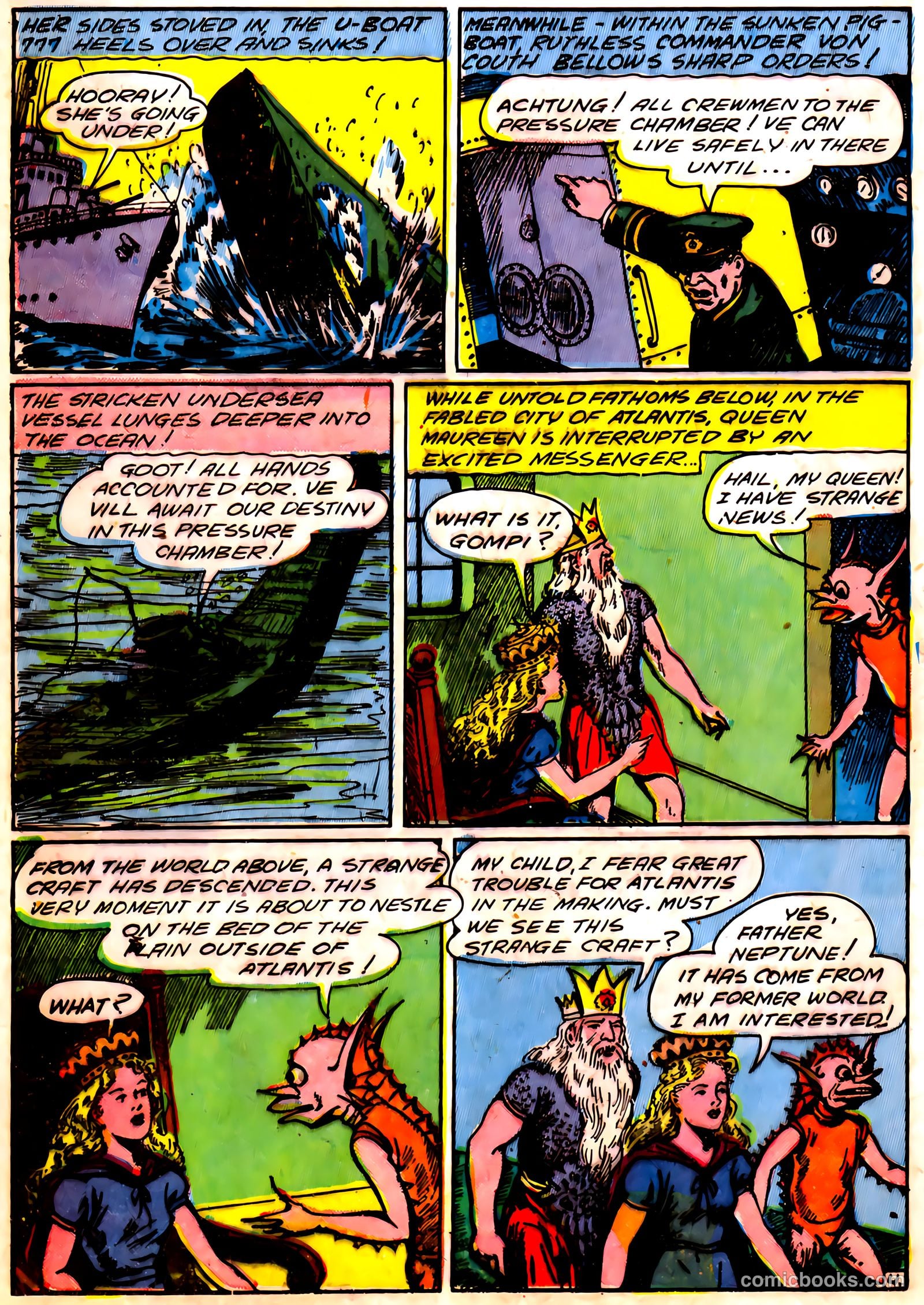 Blue Circle Comics #5 (1944, Rural Empire Publishing Co.) — page 28 of 52