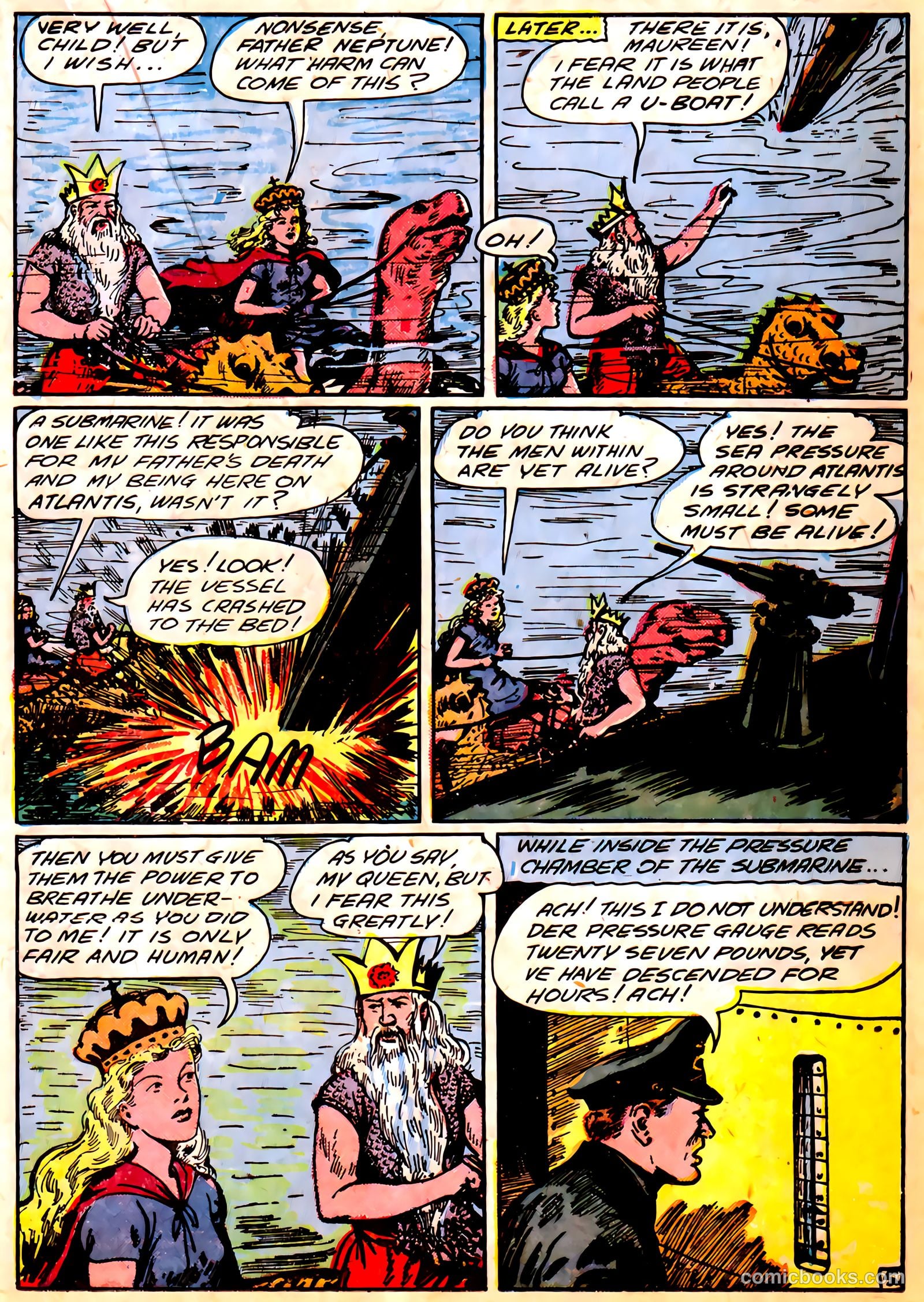 Blue Circle Comics #5 (1944, Rural Empire Publishing Co.) — page 29 of 52