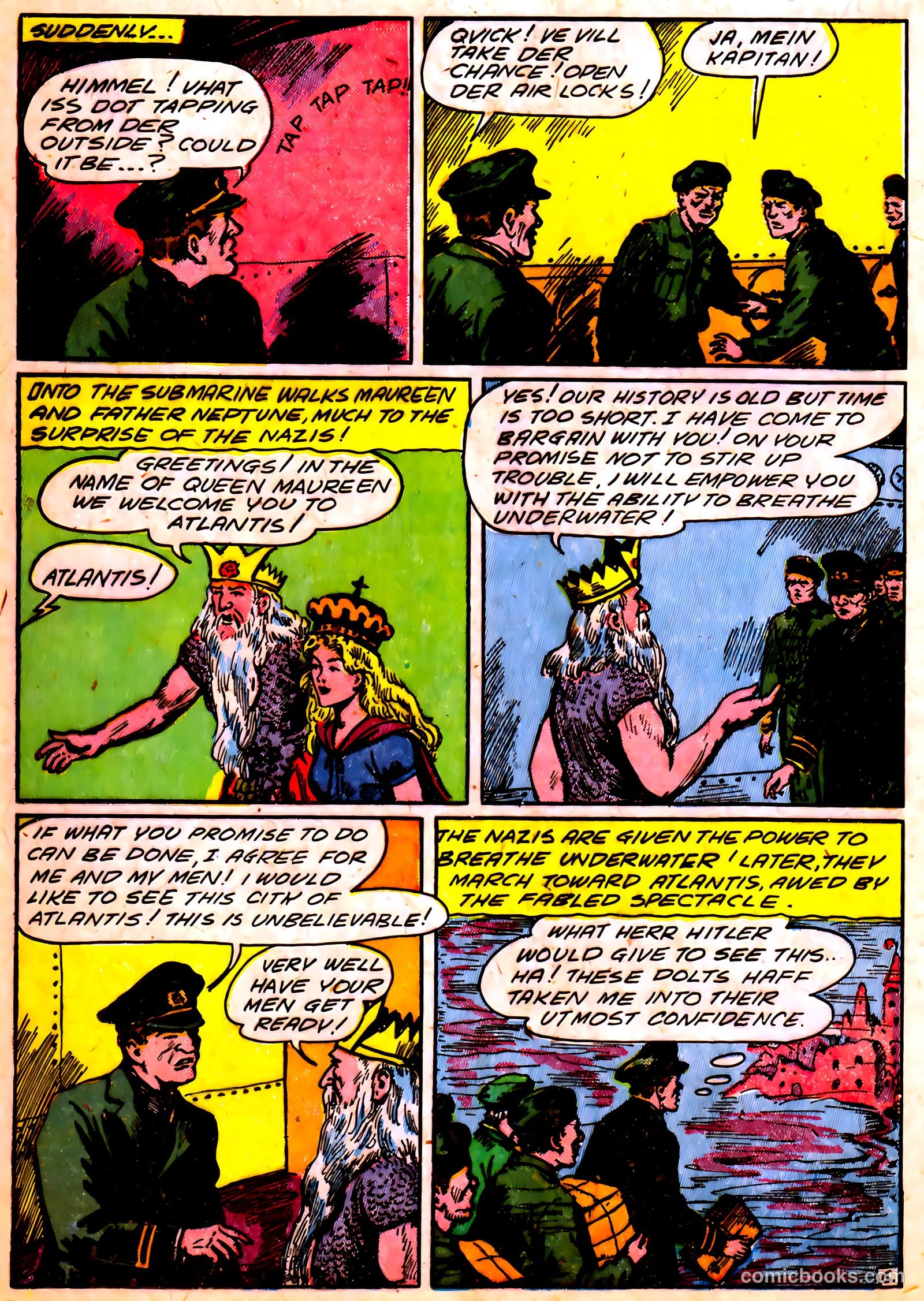 Blue Circle Comics #5 (1944, Rural Empire Publishing Co.) — page 30 of 52