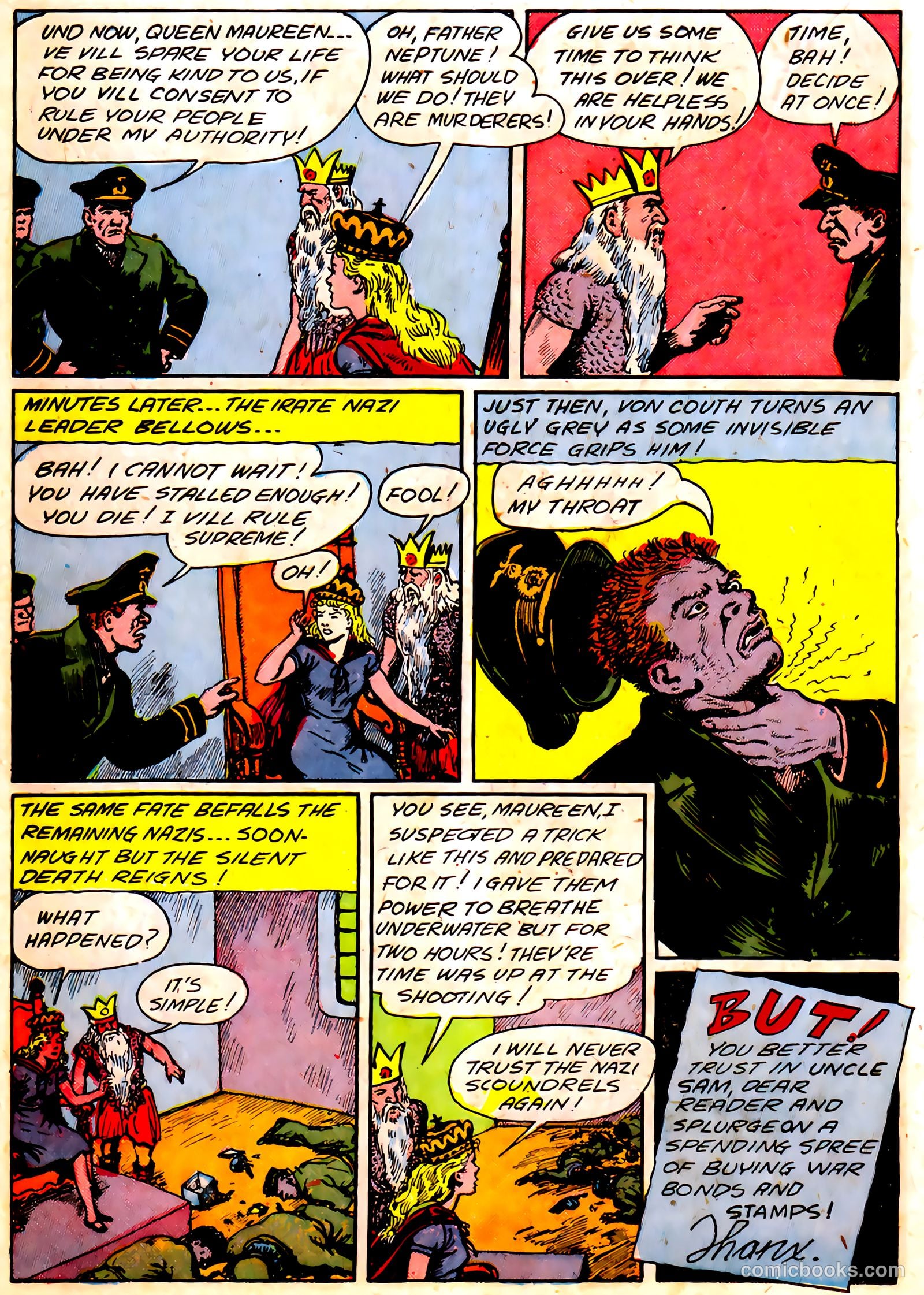 Blue Circle Comics #5 (1944, Rural Empire Publishing Co.) — page 32 of 52