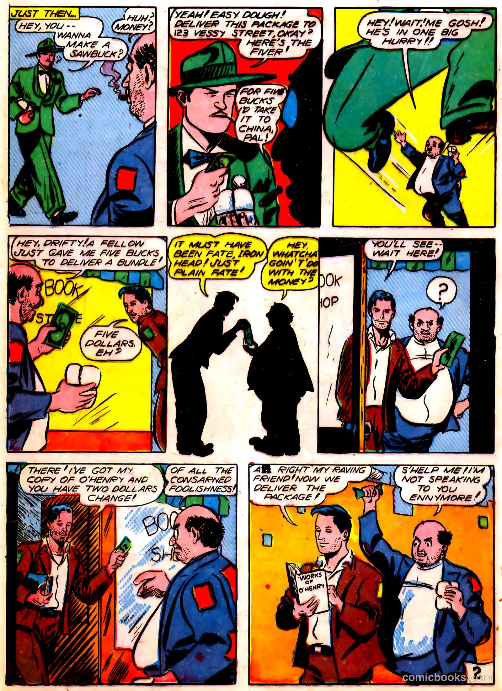 Blue Circle Comics #5 (1944, Rural Empire Publishing Co.) — page 34 of 52