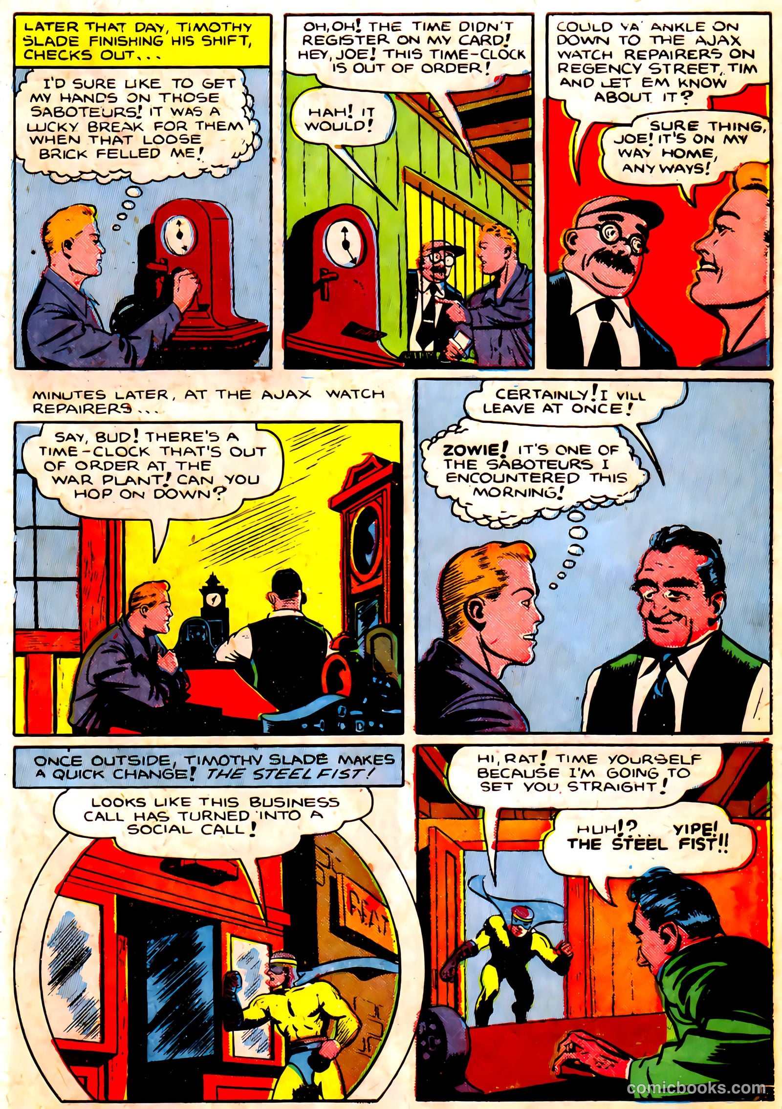 Blue Circle Comics #5 (1944, Rural Empire Publishing Co.) — page 39 of 52