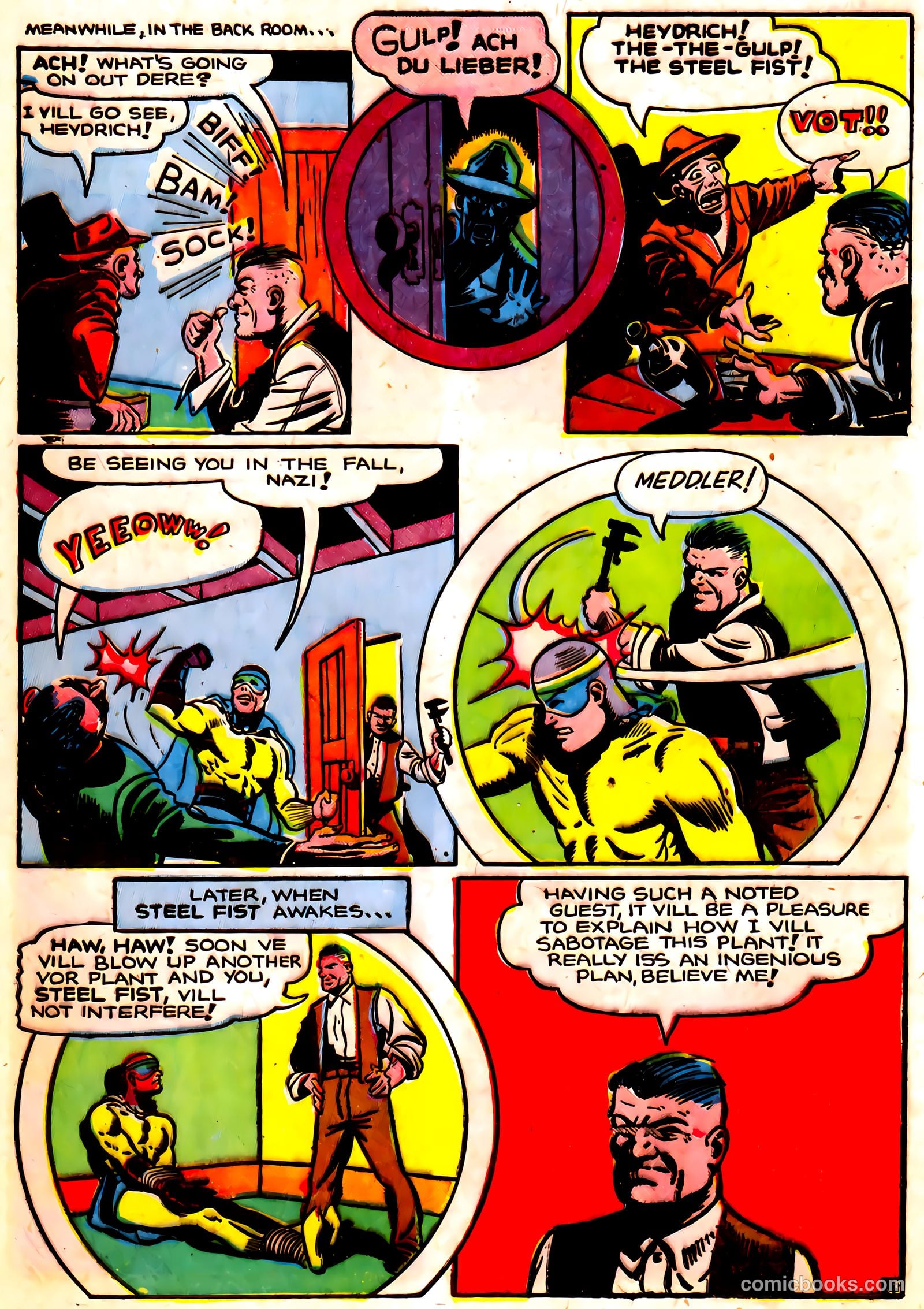 Blue Circle Comics #5 (1944, Rural Empire Publishing Co.) — page 40 of 52