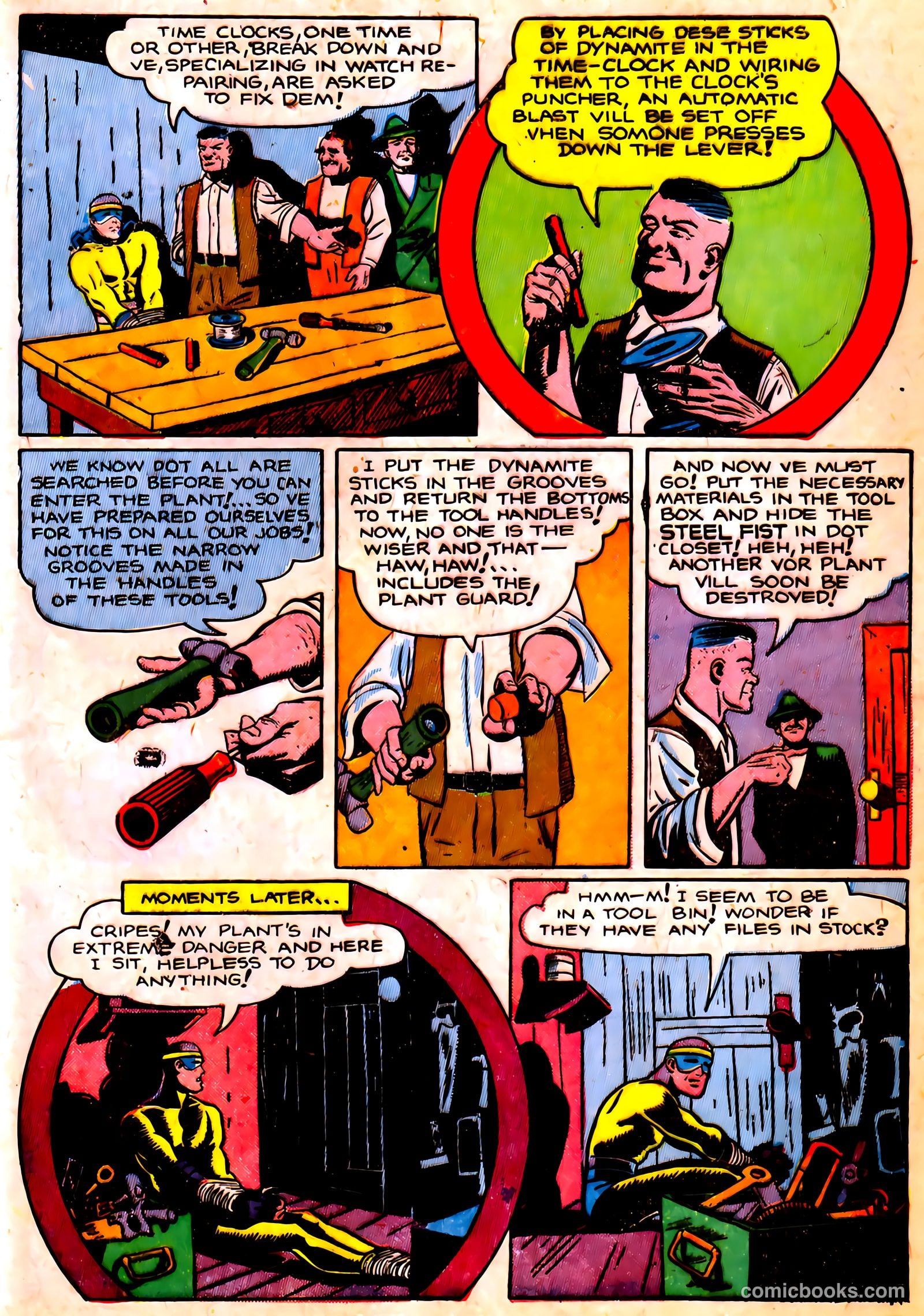 Blue Circle Comics #5 (1944, Rural Empire Publishing Co.) — page 41 of 52