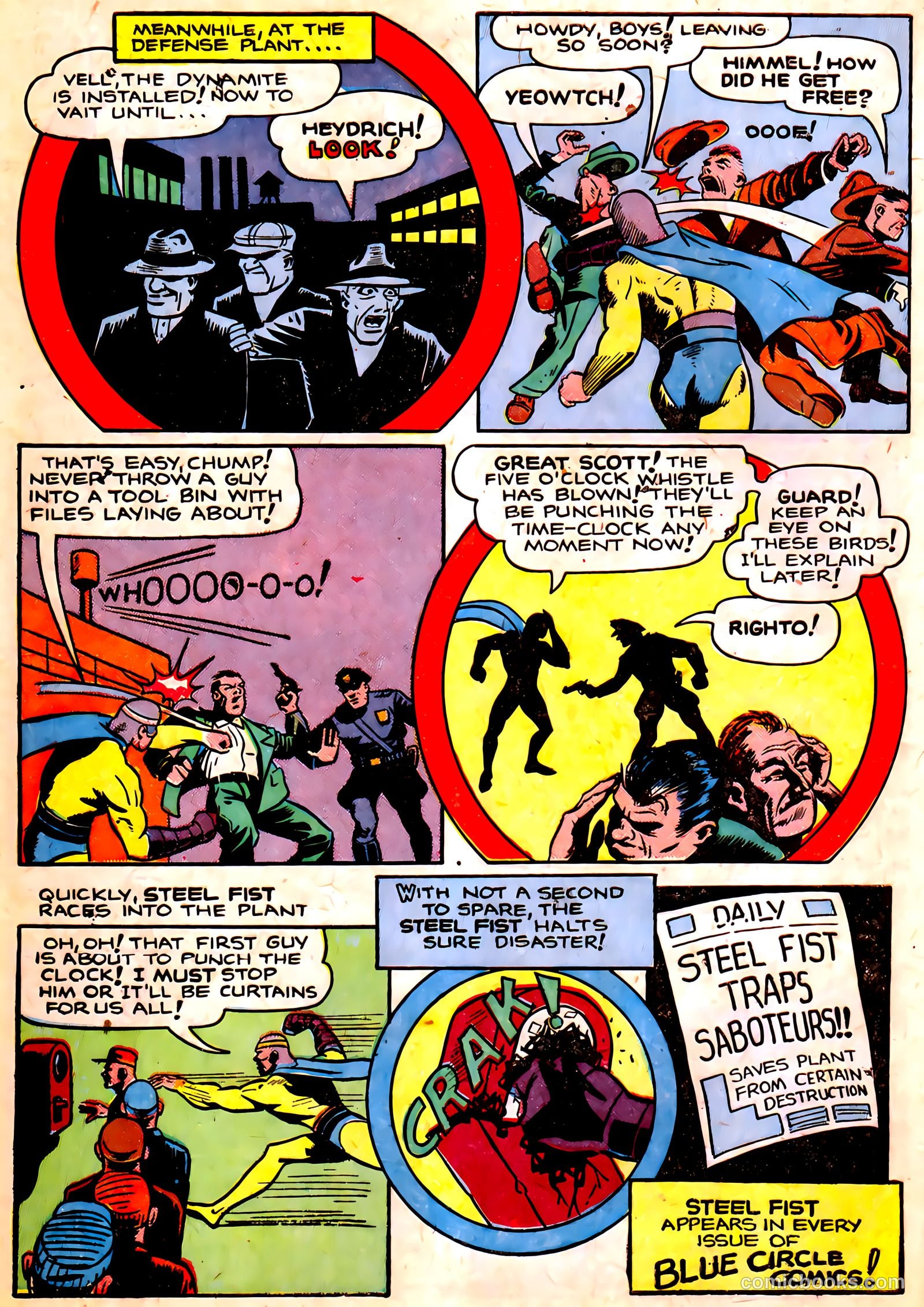 Blue Circle Comics #5 (1944, Rural Empire Publishing Co.) — page 42 of 52