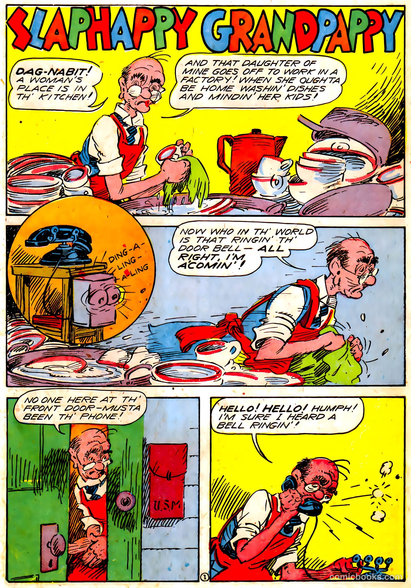 Blue Circle Comics #5 (1944, Rural Empire Publishing Co.) — page 45 of 52