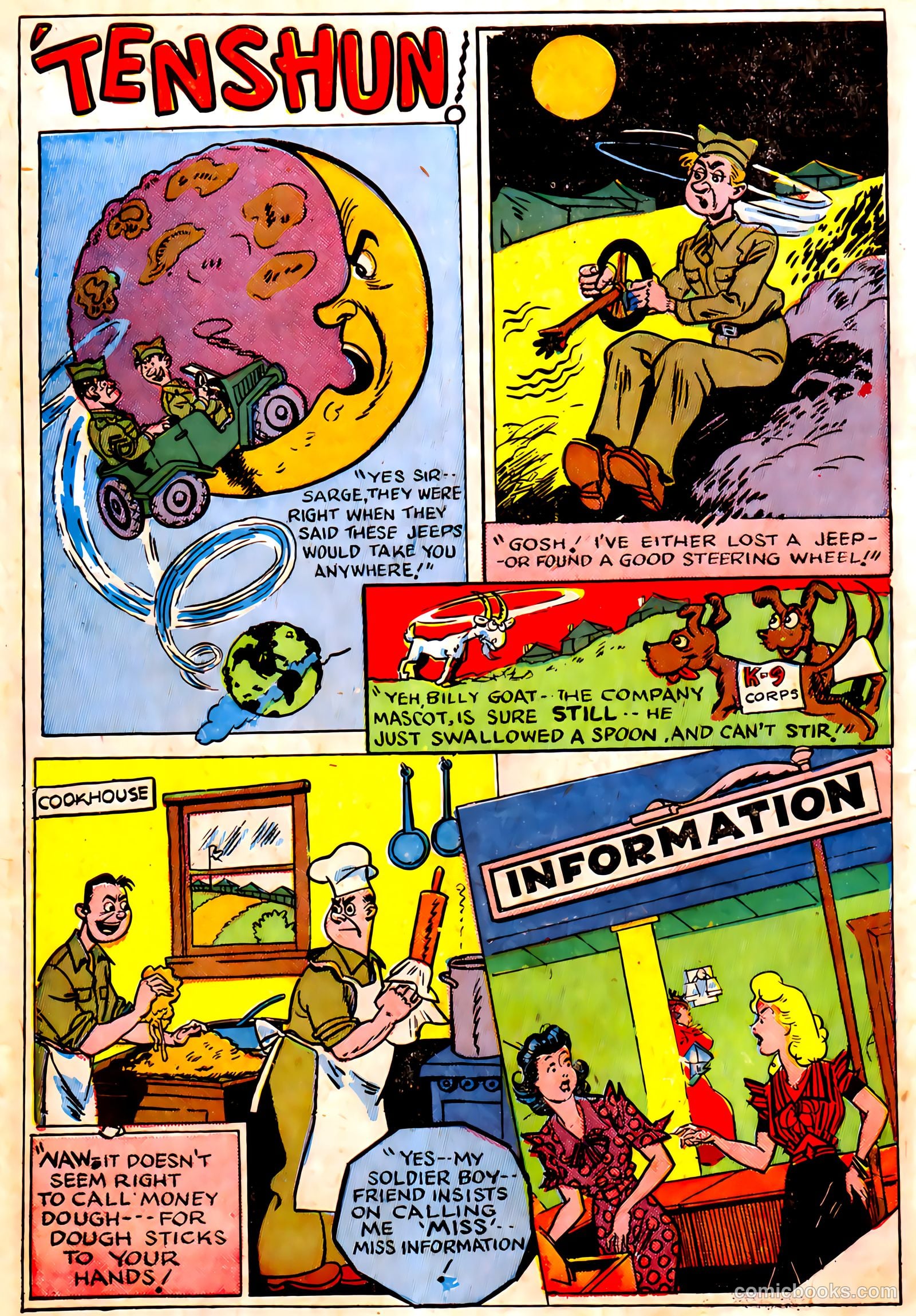 Blue Circle Comics #5 (1944, Rural Empire Publishing Co.) — page 50 of 52