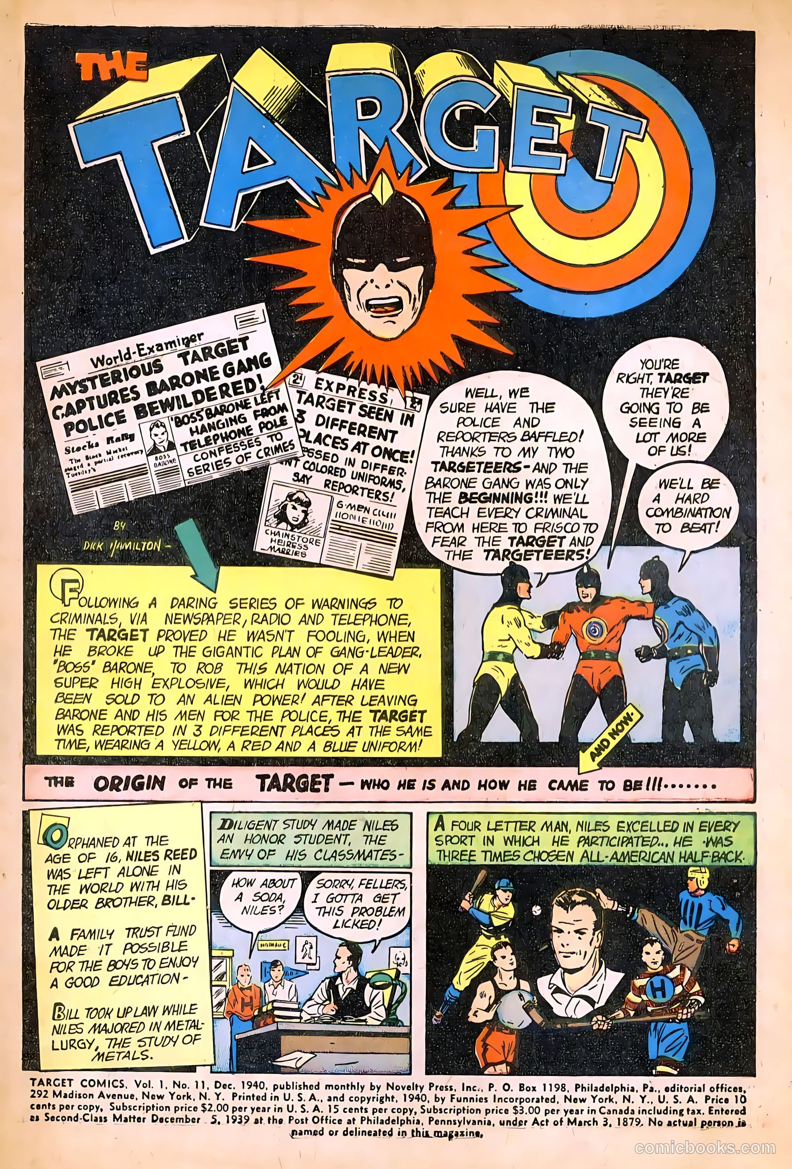 Target Comics #11 (1940) — page 3 of 68