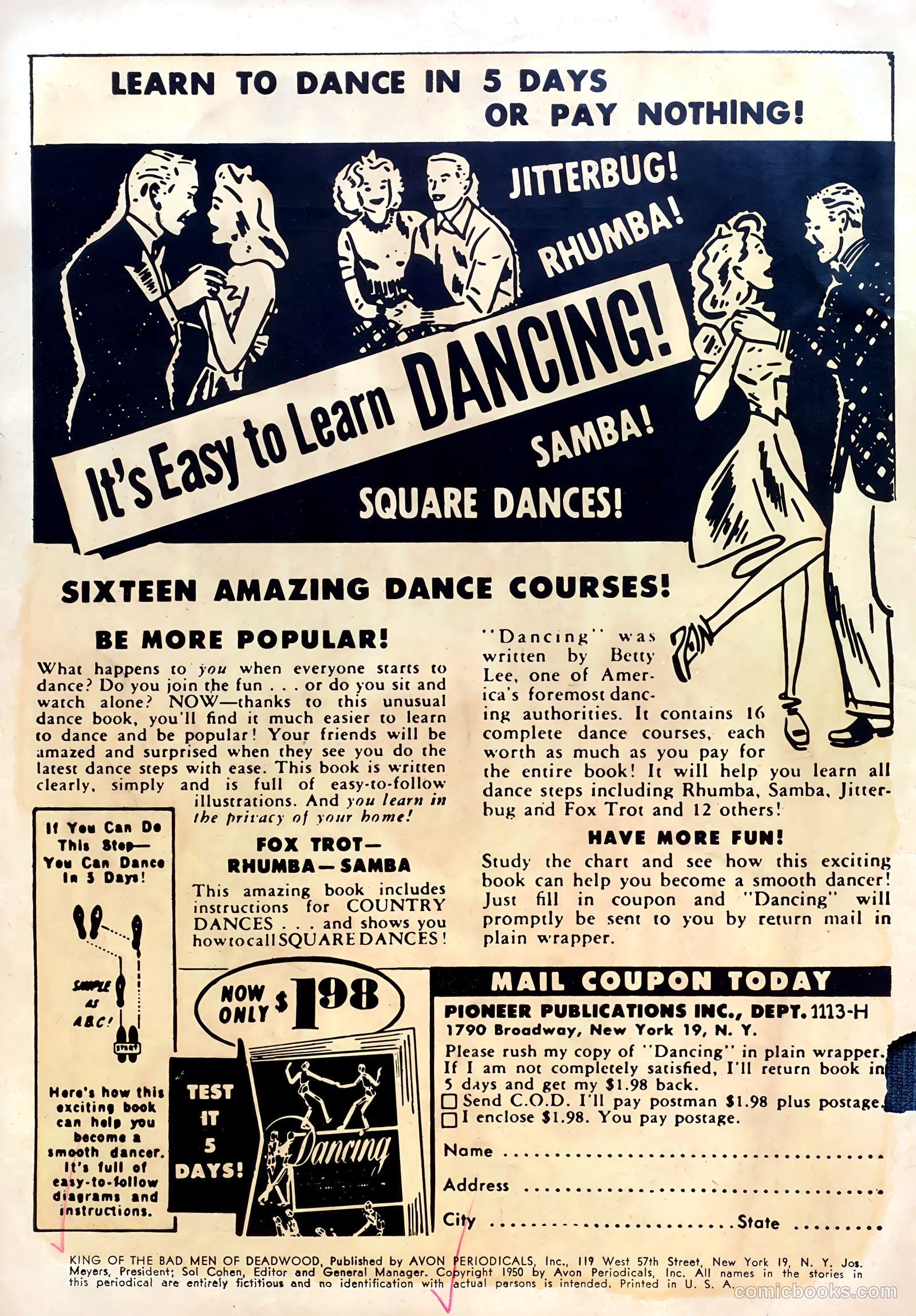 King of the Bad Men of Deadwood #nn (1950) — page 2 of 36