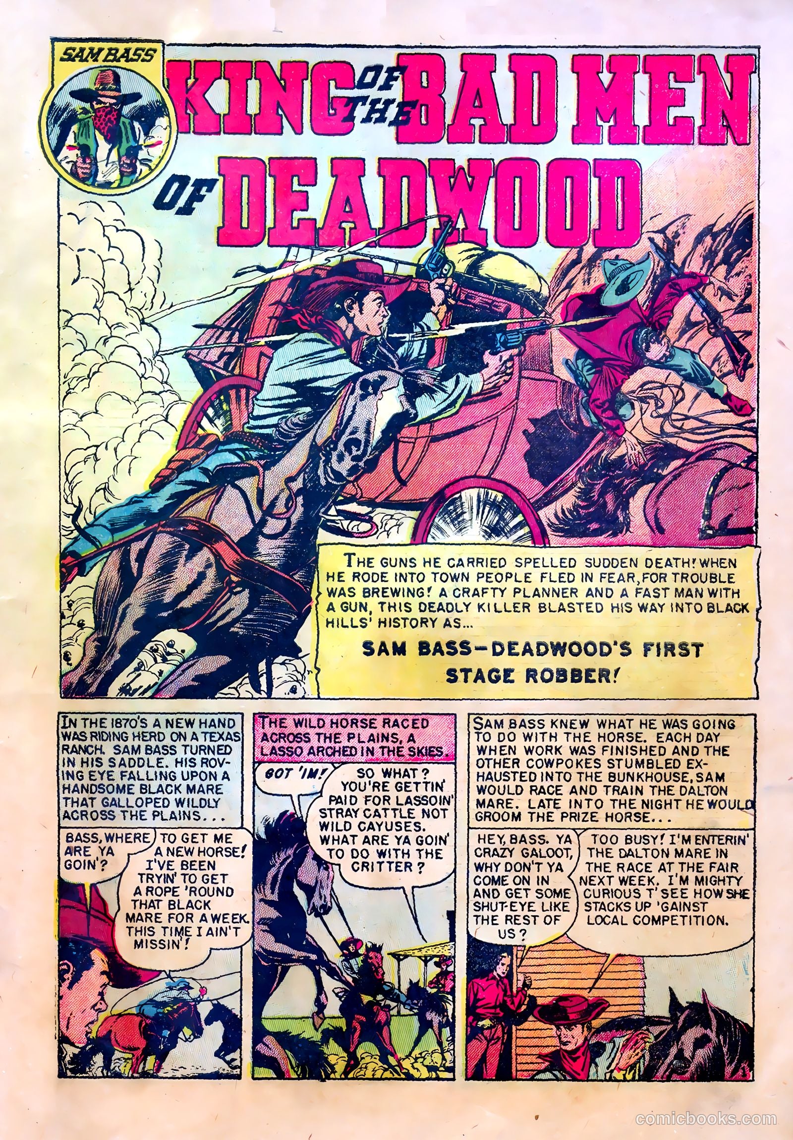 King of the Bad Men of Deadwood #nn (1950) — page 3 of 36