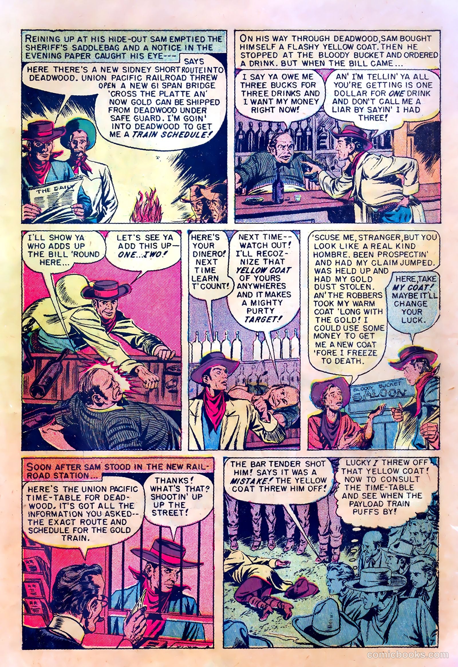King of the Bad Men of Deadwood #nn (1950) — page 9 of 36