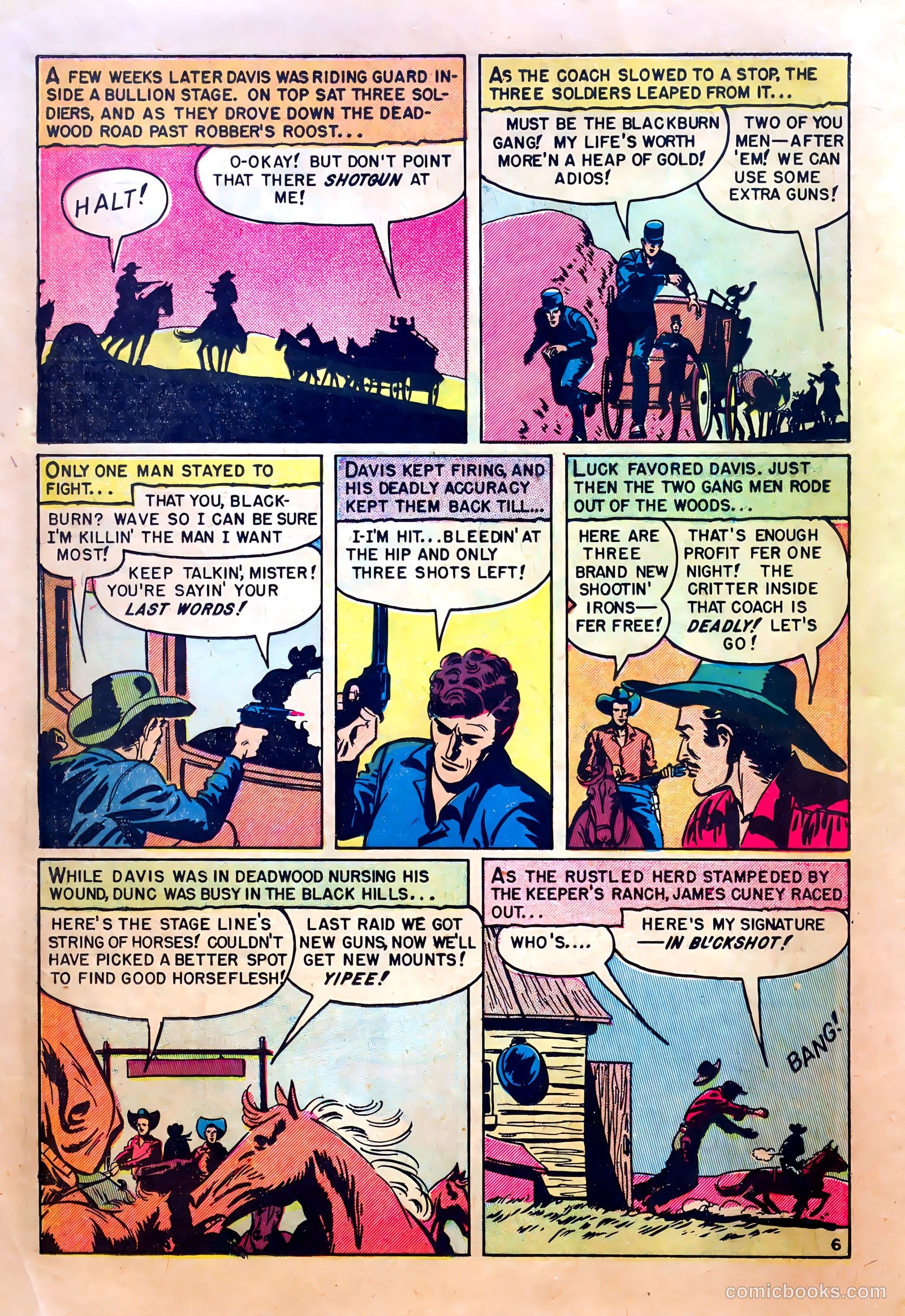 King of the Bad Men of Deadwood #nn (1950) — page 16 of 36