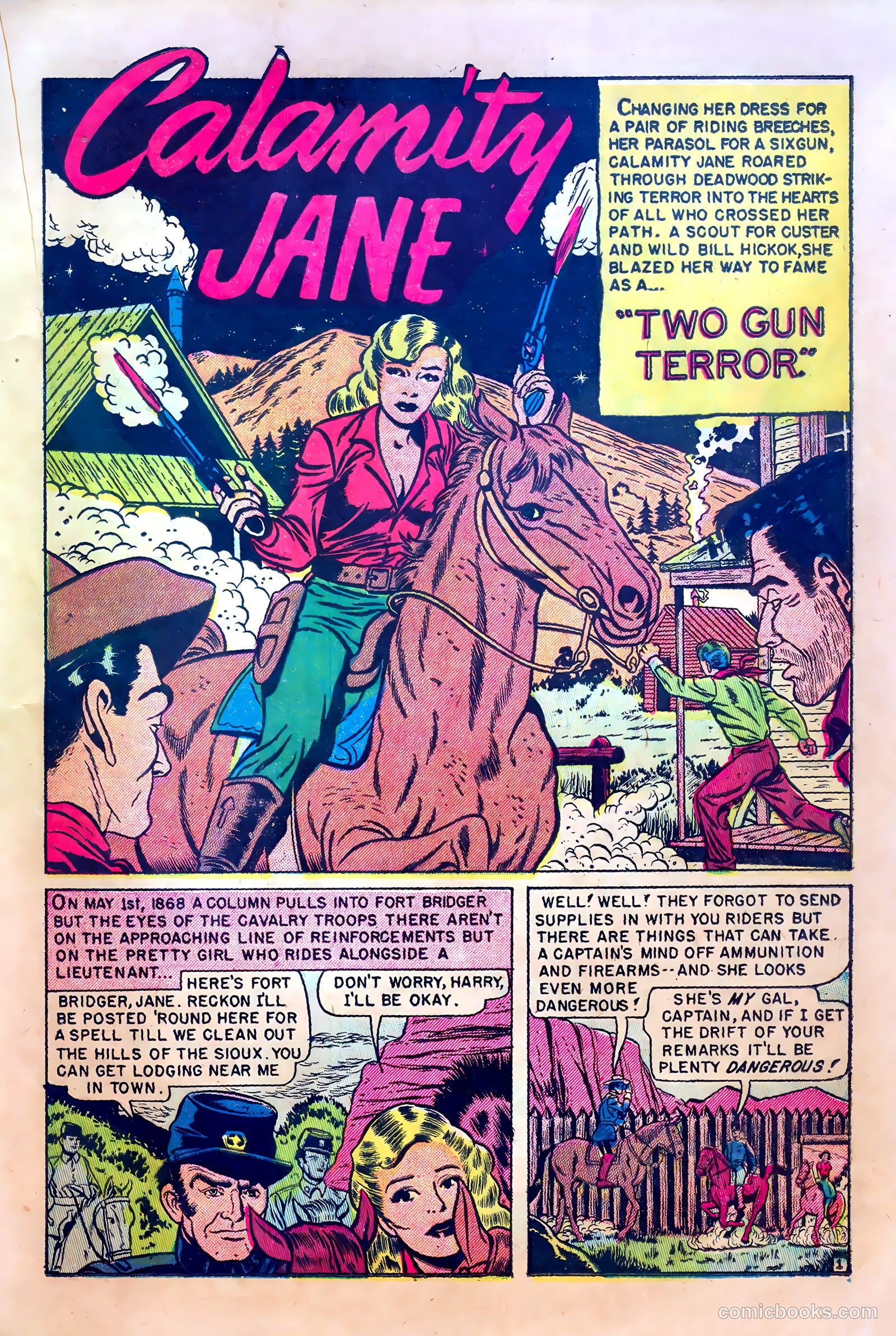 King of the Bad Men of Deadwood #nn (1950) — page 19 of 36