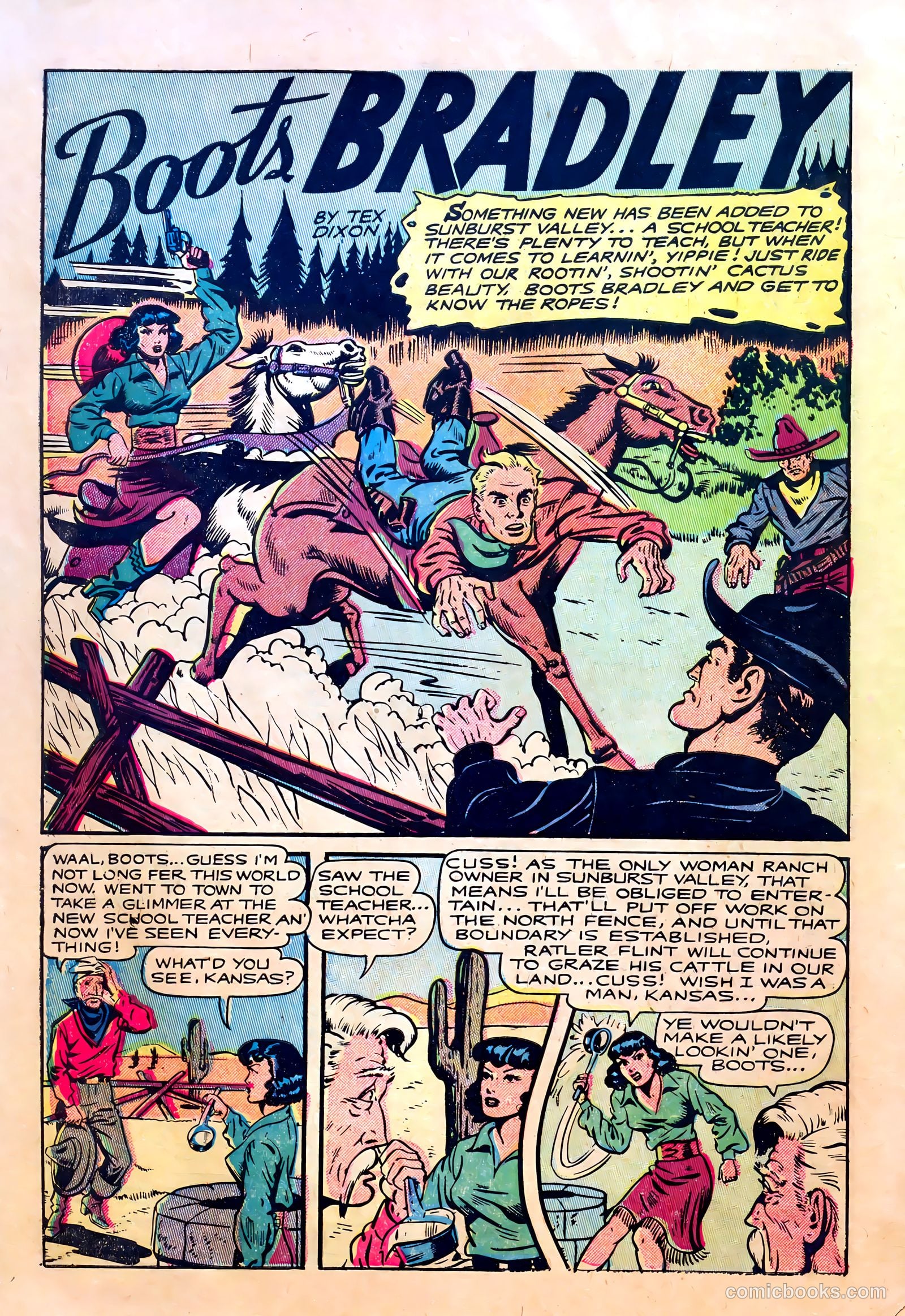 King of the Bad Men of Deadwood #nn (1950) — page 28 of 36