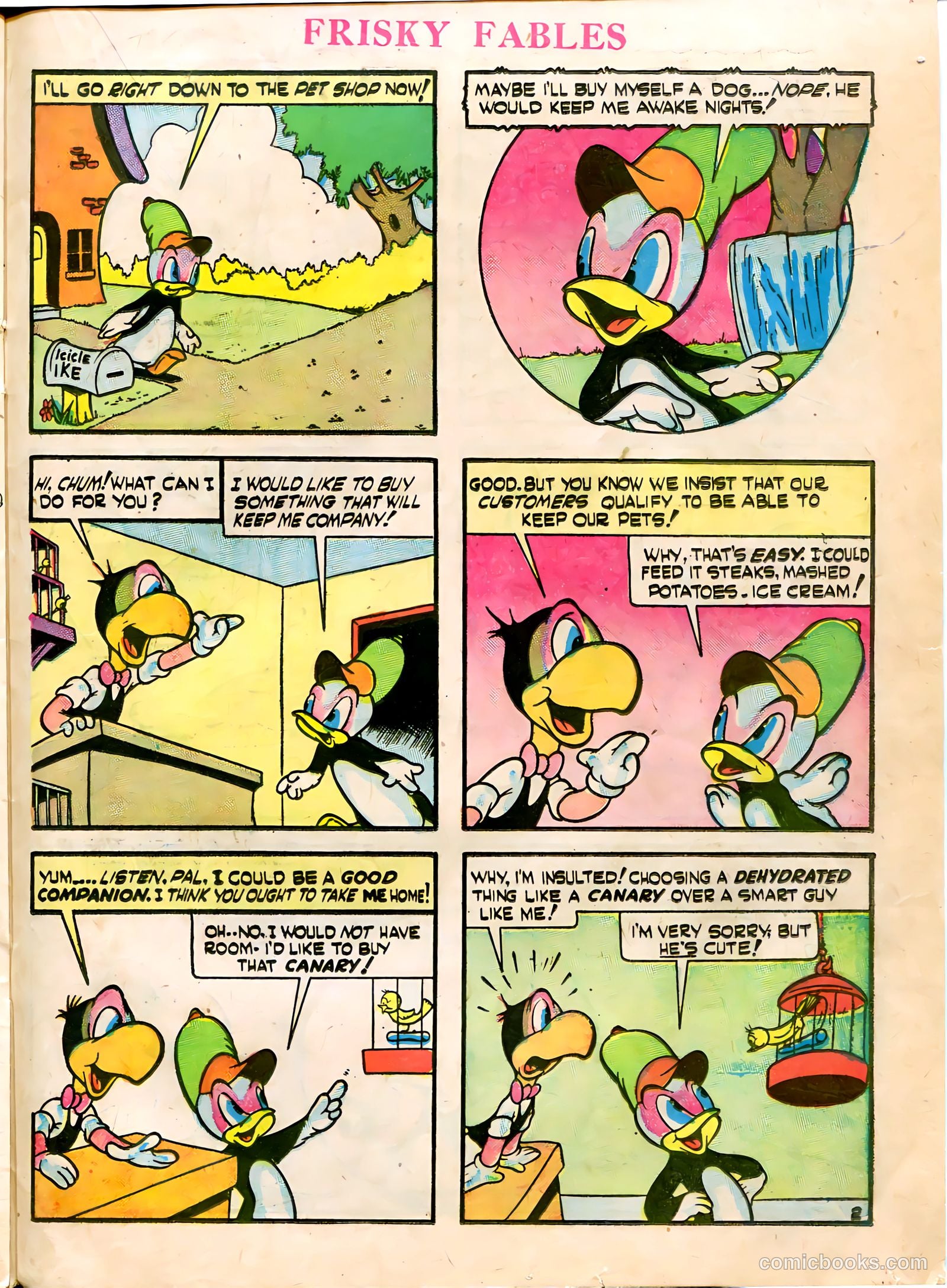 Frisky Fables #10 (1947) — page 31 of 50
