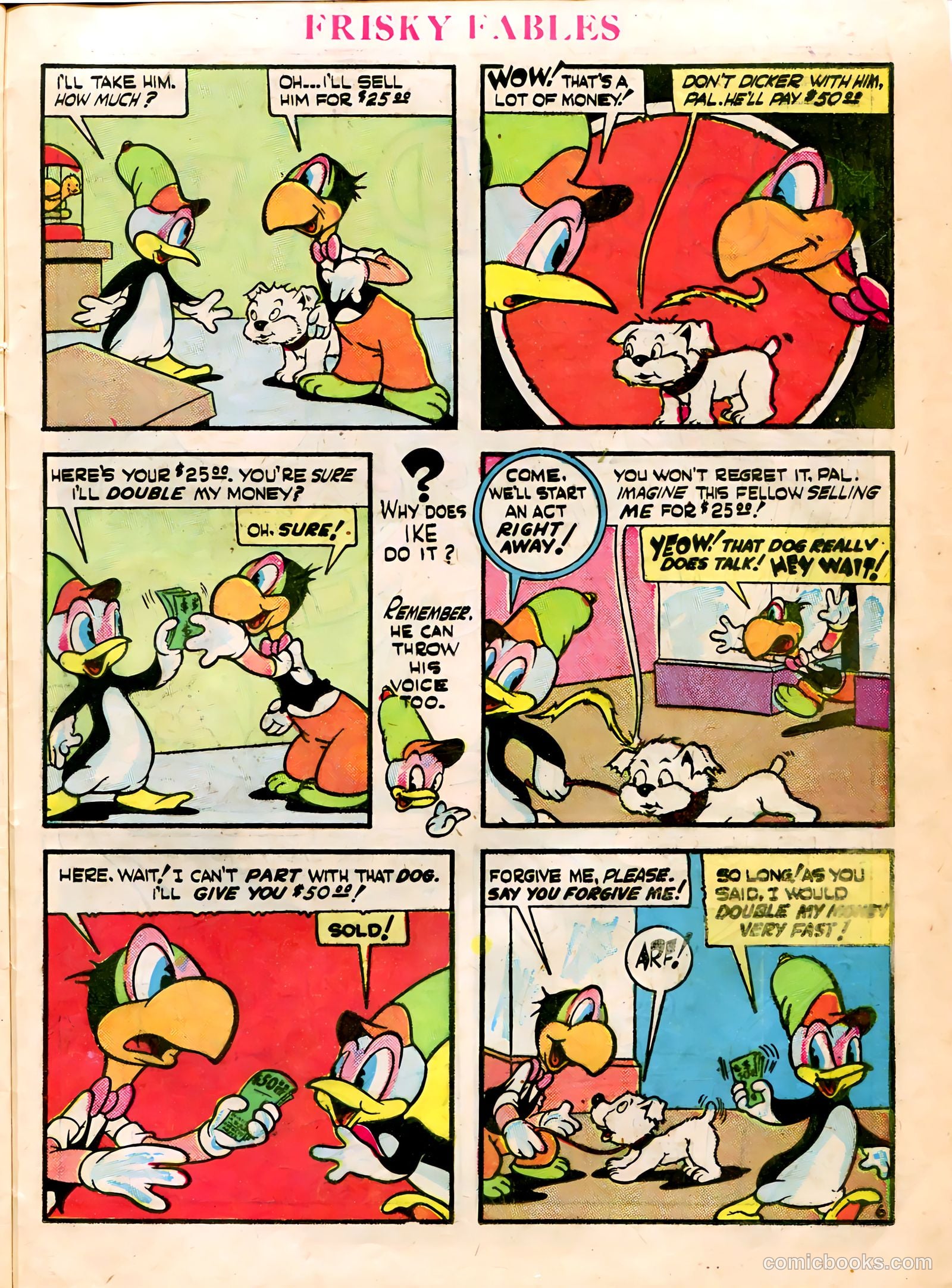 Frisky Fables #10 (1947) — page 35 of 50