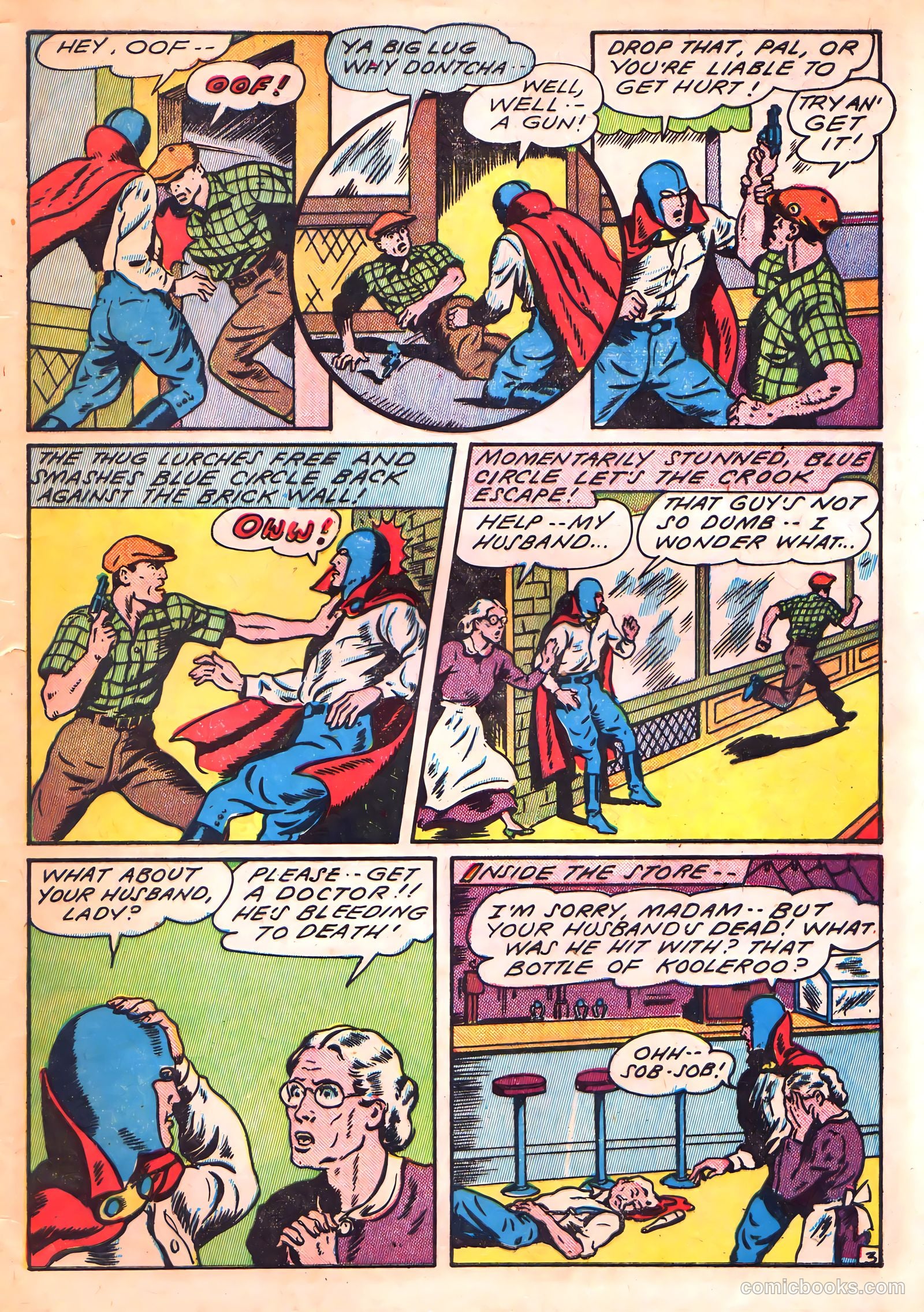 Blue Circle Comics #3 (1944, Rural Empire Publishing Co.) — page 5 of 52
