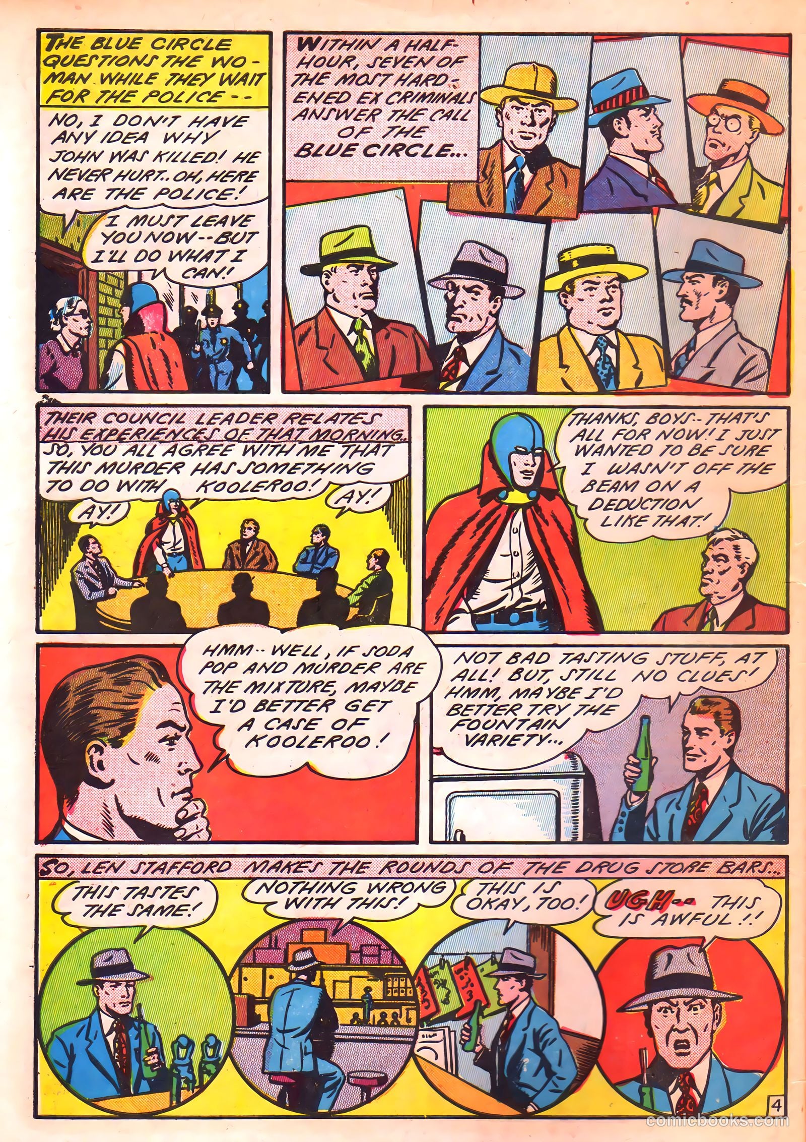 Blue Circle Comics #3 (1944, Rural Empire Publishing Co.) — page 6 of 52