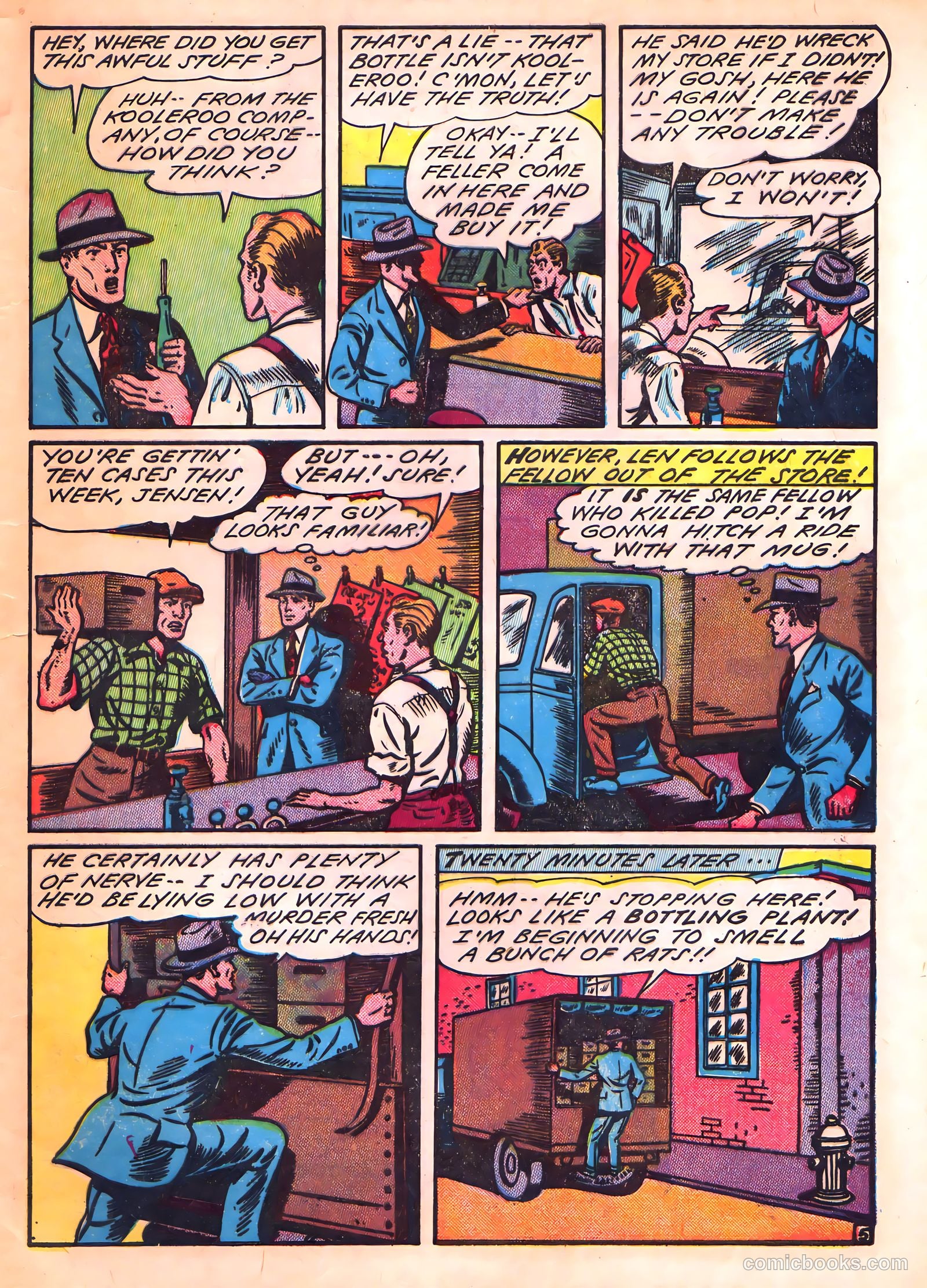 Blue Circle Comics #3 (1944, Rural Empire Publishing Co.) — page 7 of 52