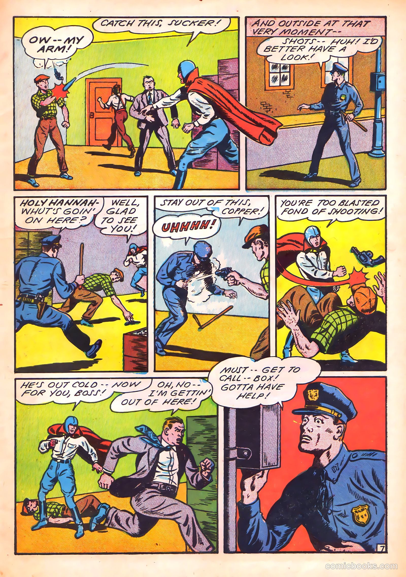 Blue Circle Comics #3 (1944, Rural Empire Publishing Co.) — page 9 of 52