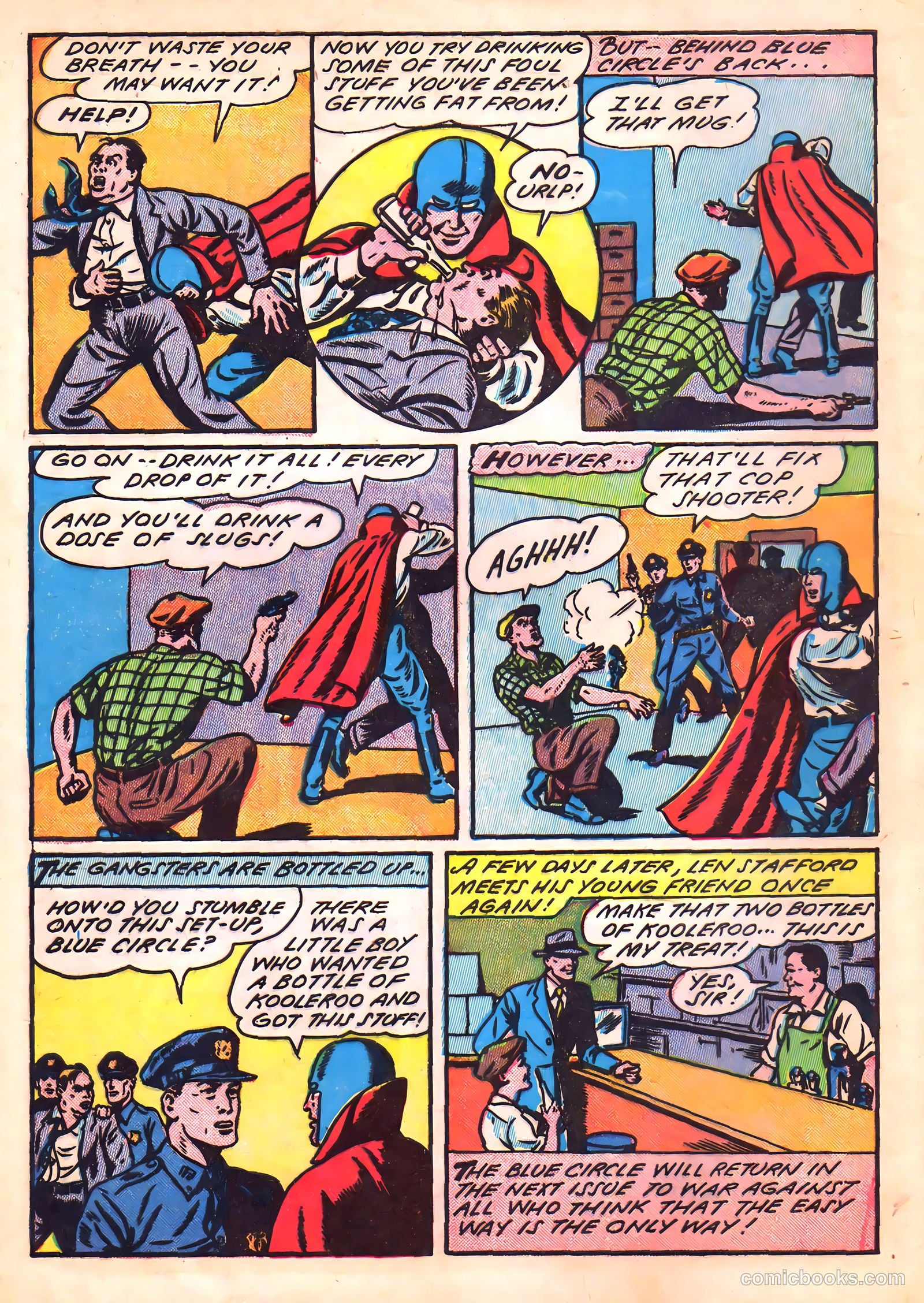 Blue Circle Comics #3 (1944, Rural Empire Publishing Co.) — page 10 of 52