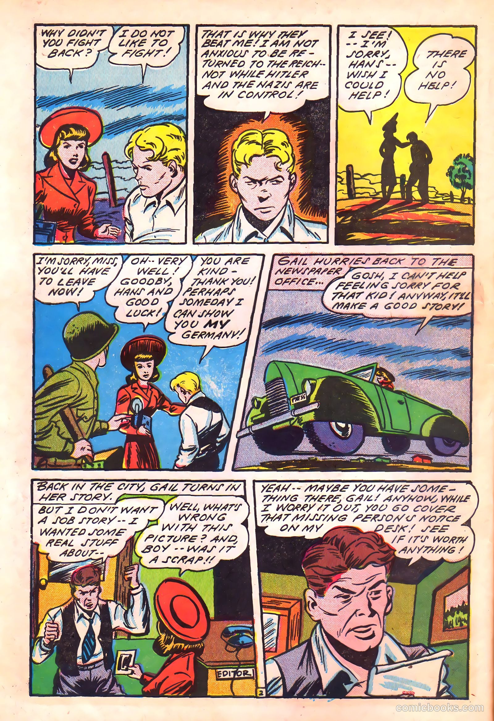 Blue Circle Comics #3 (1944, Rural Empire Publishing Co.) — page 12 of 52