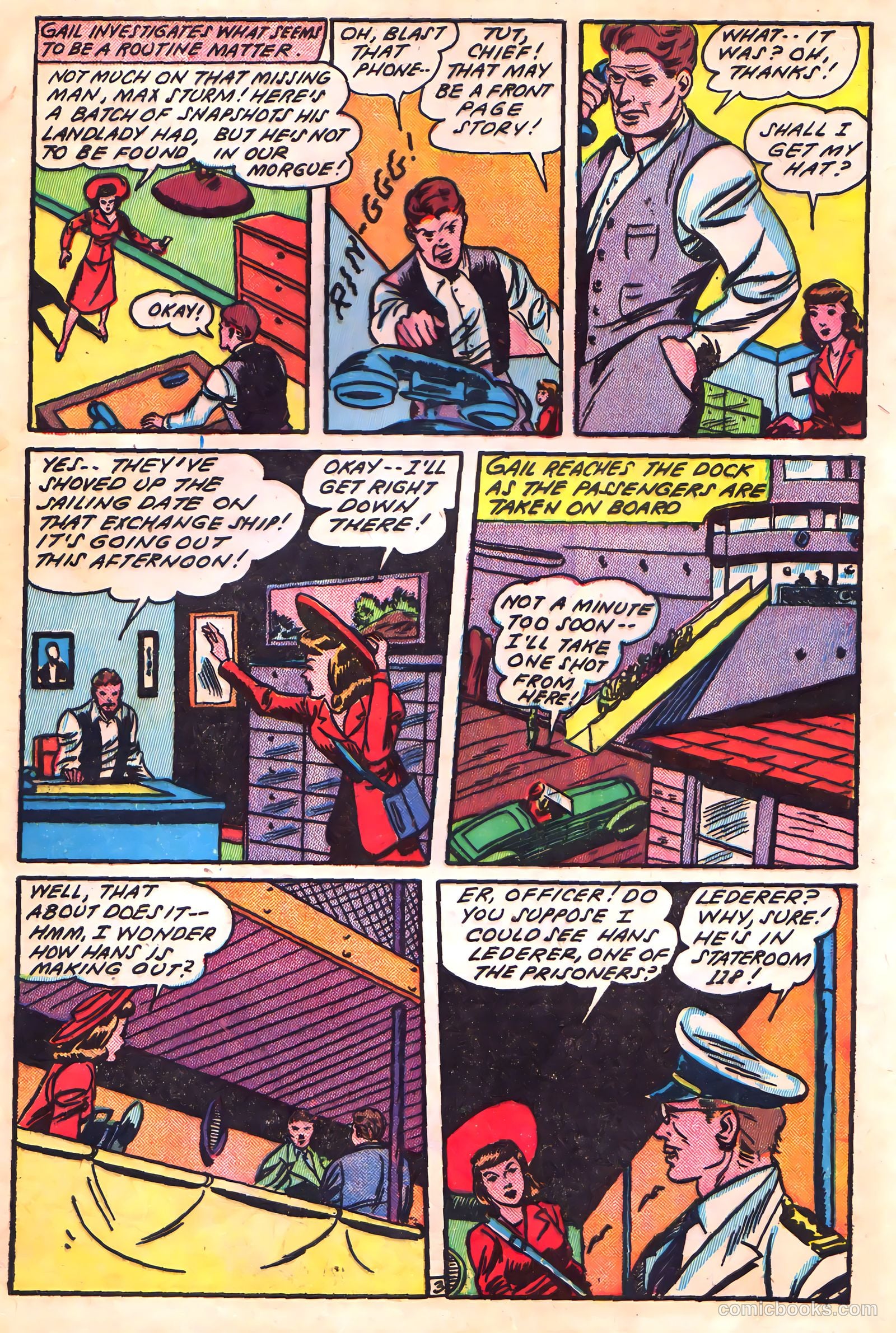Blue Circle Comics #3 (1944, Rural Empire Publishing Co.) — page 13 of 52
