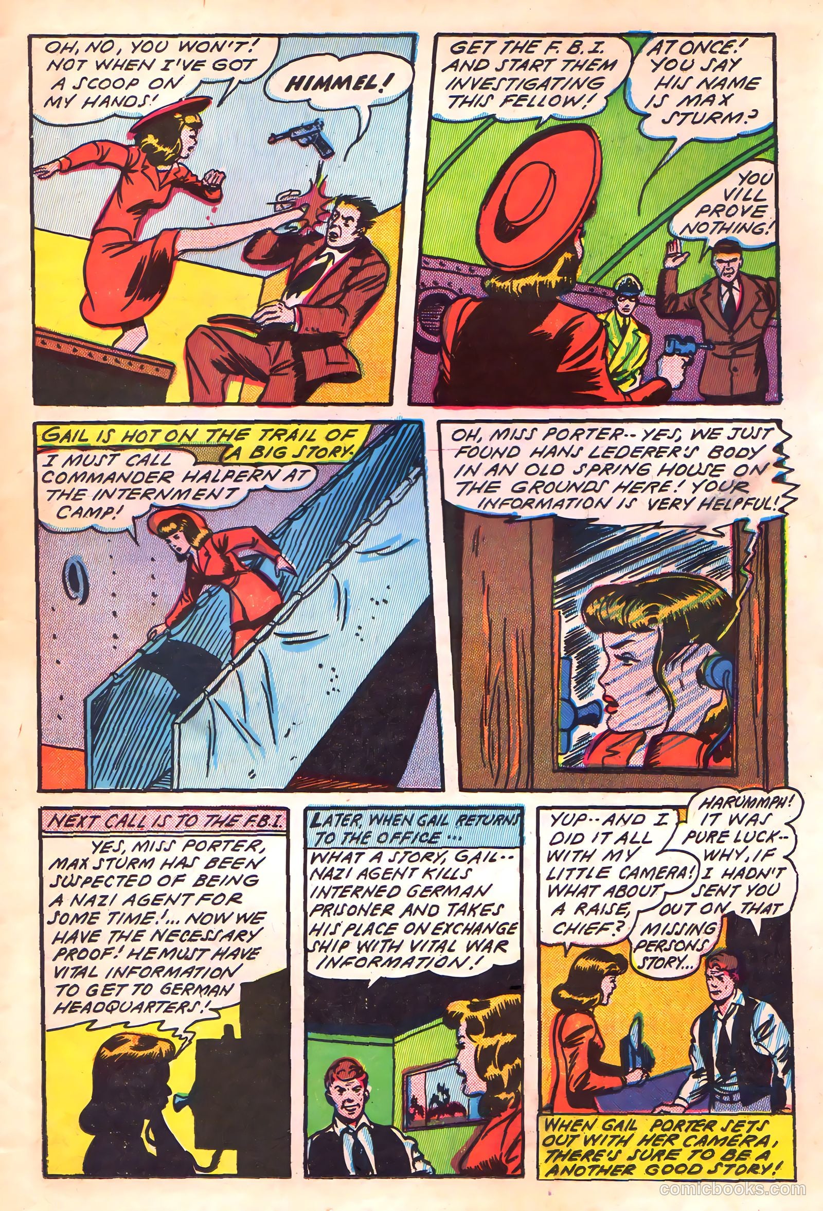 Blue Circle Comics #3 (1944, Rural Empire Publishing Co.) — page 15 of 52