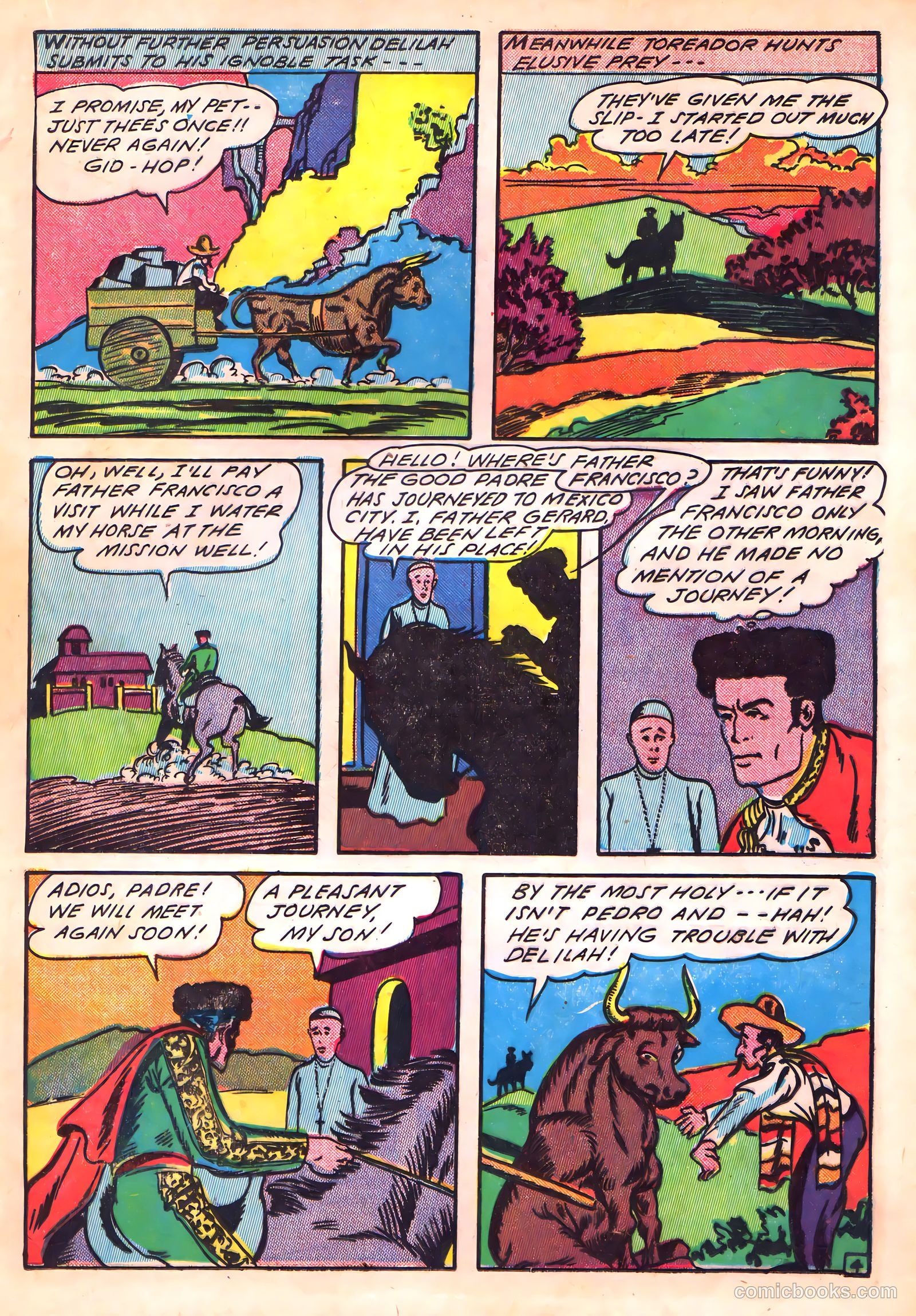 Blue Circle Comics #3 (1944, Rural Empire Publishing Co.) — page 19 of 52