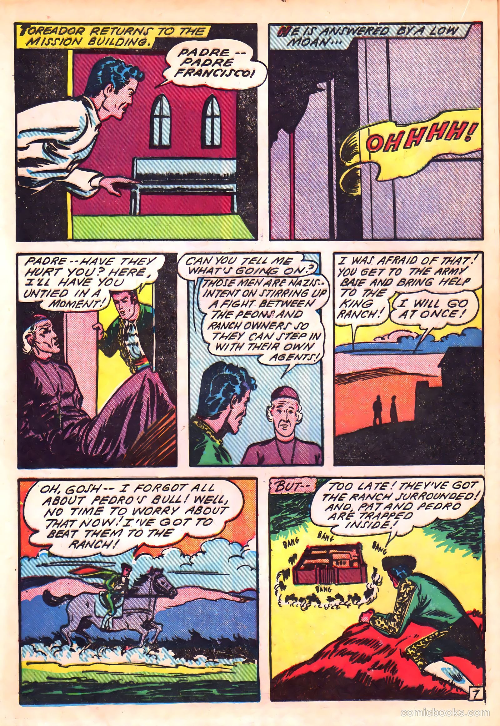 Blue Circle Comics #3 (1944, Rural Empire Publishing Co.) — page 22 of 52