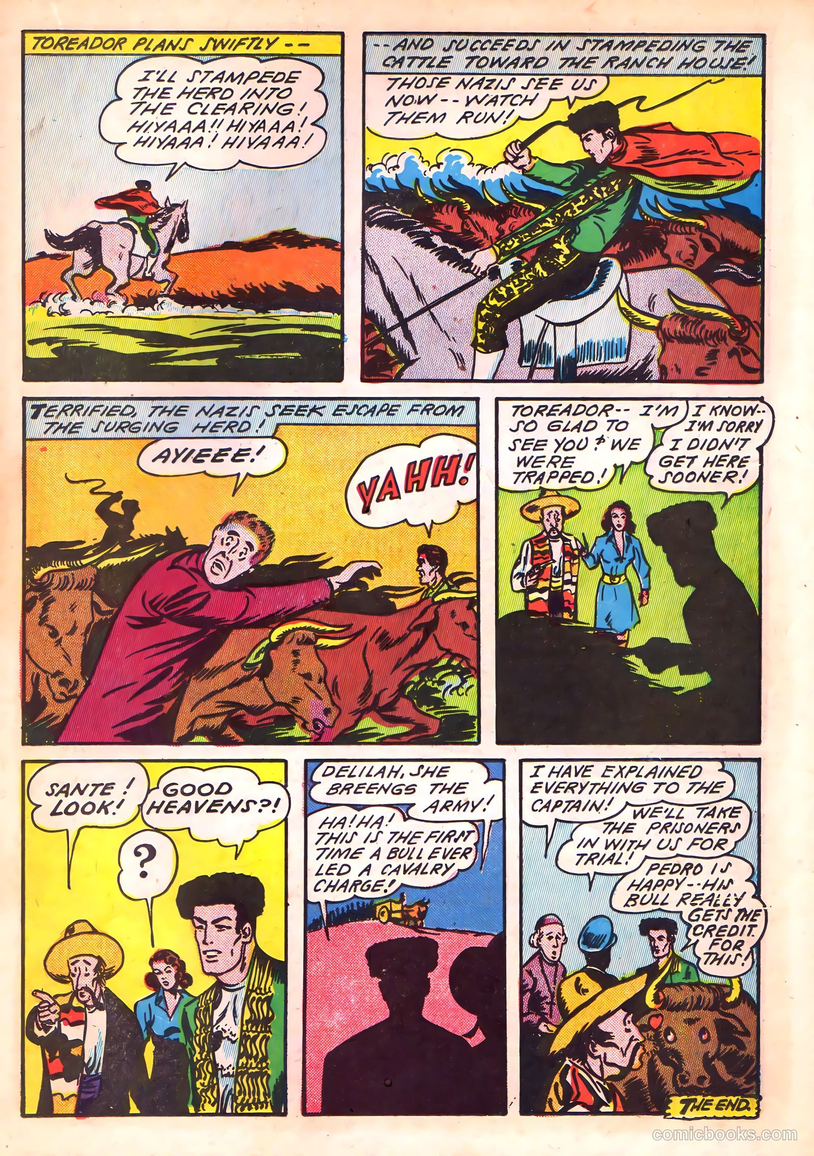 Blue Circle Comics #3 (1944, Rural Empire Publishing Co.) — page 23 of 52